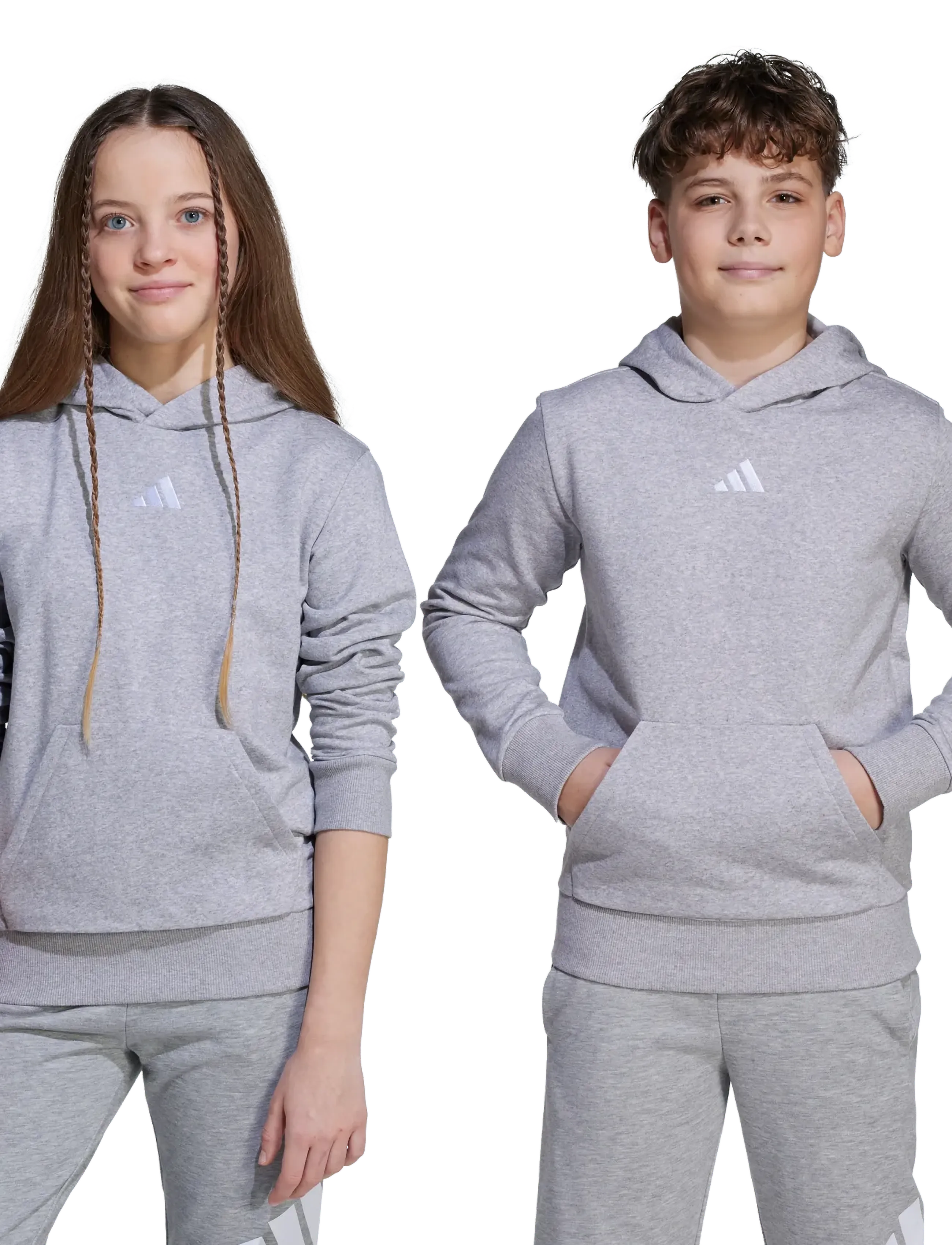 adidas Sportswear - J SL FL HD 225 - mgreyh/white - 2