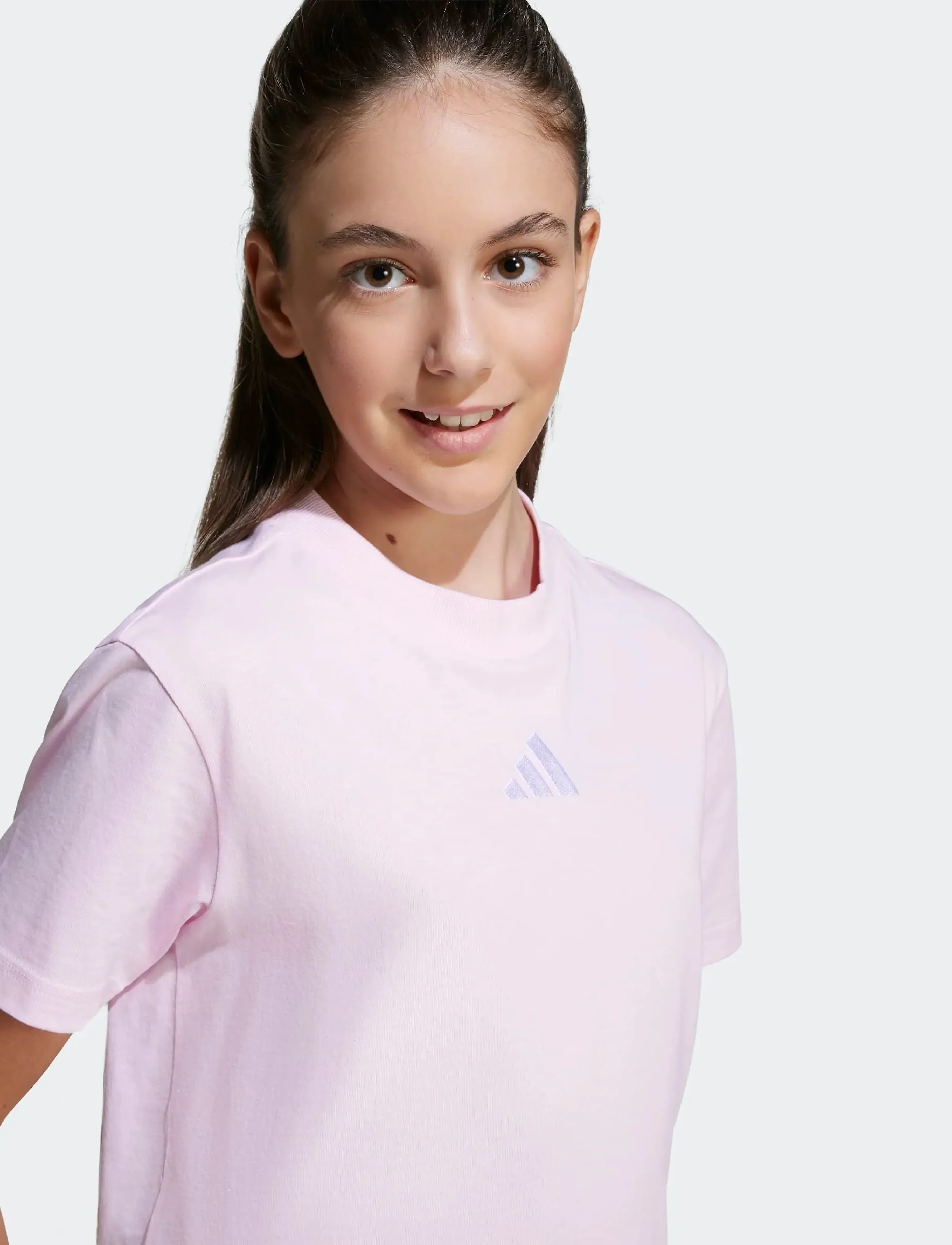 adidas Sportswear - J SL TEE 160 - kortærmede t-shirts - clpink/white - 2