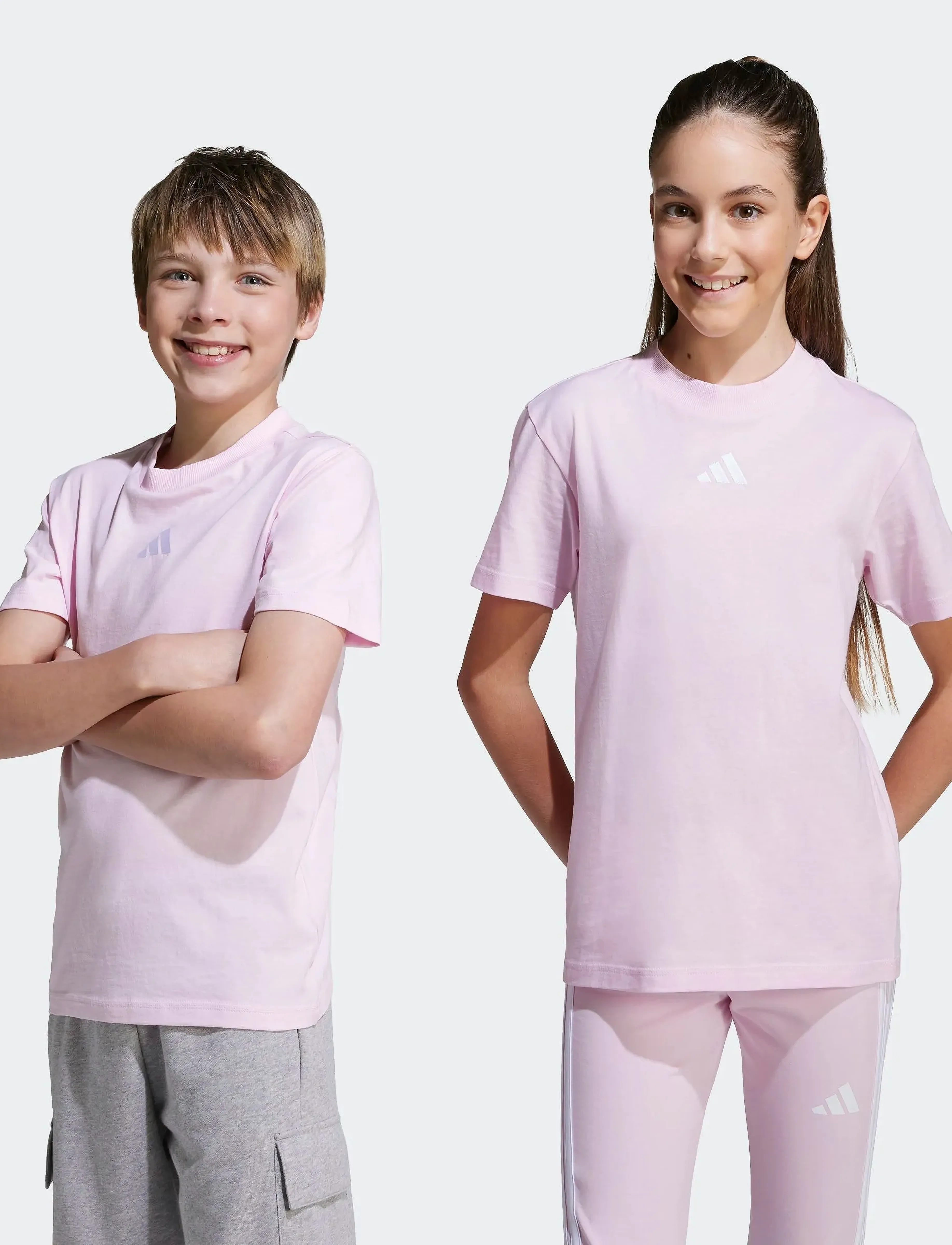 adidas Sportswear - J SL TEE 160 - kortærmede t-shirts - clpink/white - 5