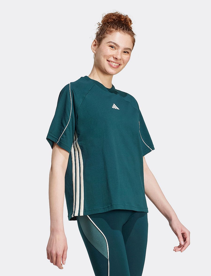 adidas Sportswear - W STADIUM TEE - alussärgid ja t-särgid - aurivy/owhite - 3