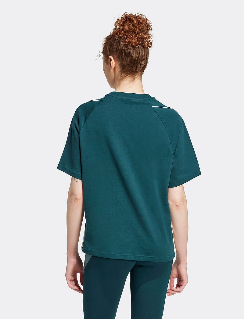 adidas Sportswear - W STADIUM TEE - t-shirts - aurivy/owhite - 4