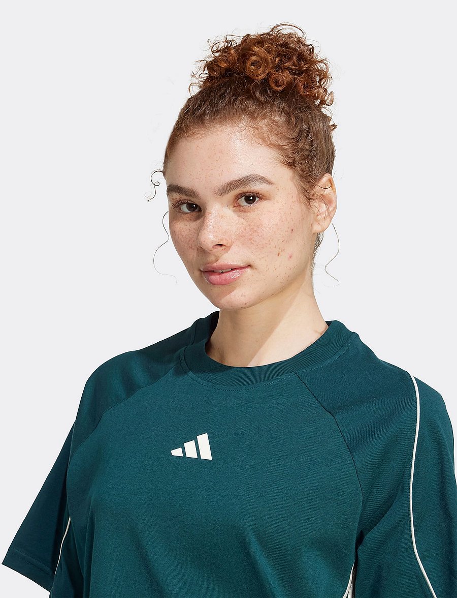 adidas Sportswear - W STADIUM TEE - alussärgid ja t-särgid - aurivy/owhite - 5