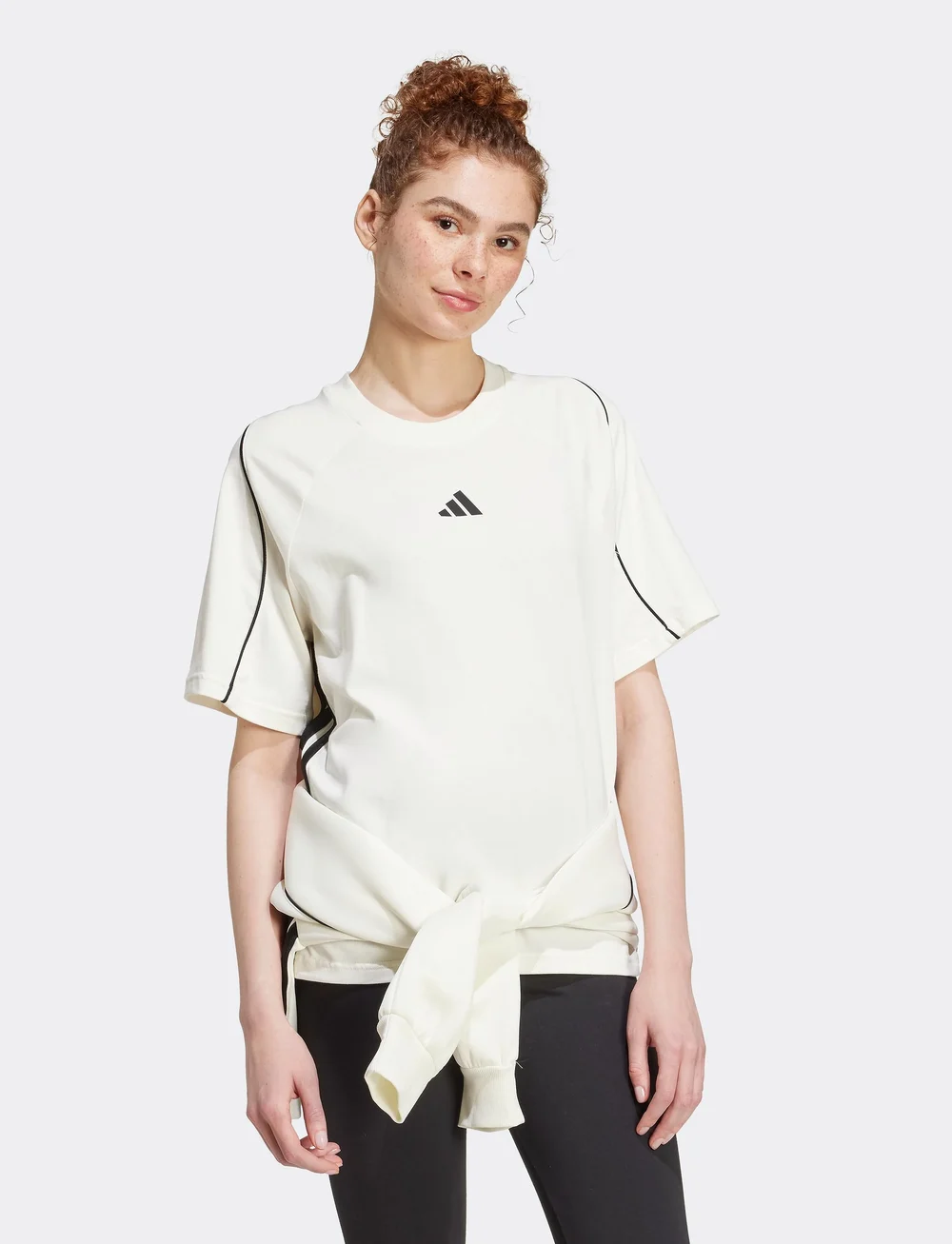 adidas Sportswear - W STADIUM TEE - t-särgid - owhite/black - 0