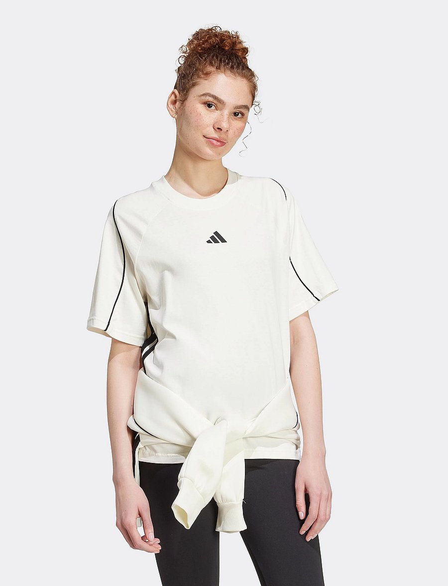 adidas Sportswear - W STADIUM TEE - t-shirts - owhite/black - 0