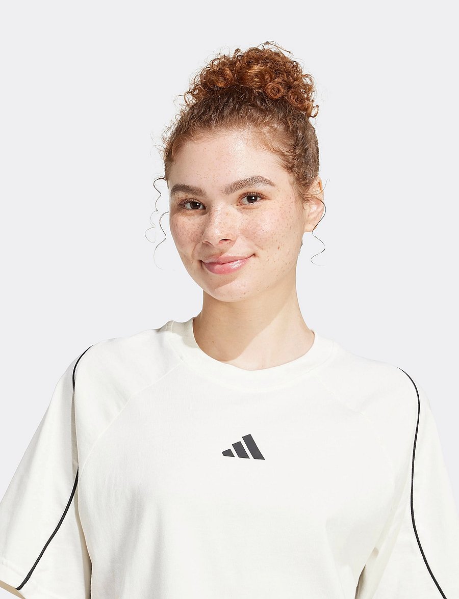 adidas Sportswear - W STADIUM TEE - t-shirts - owhite/black - 2