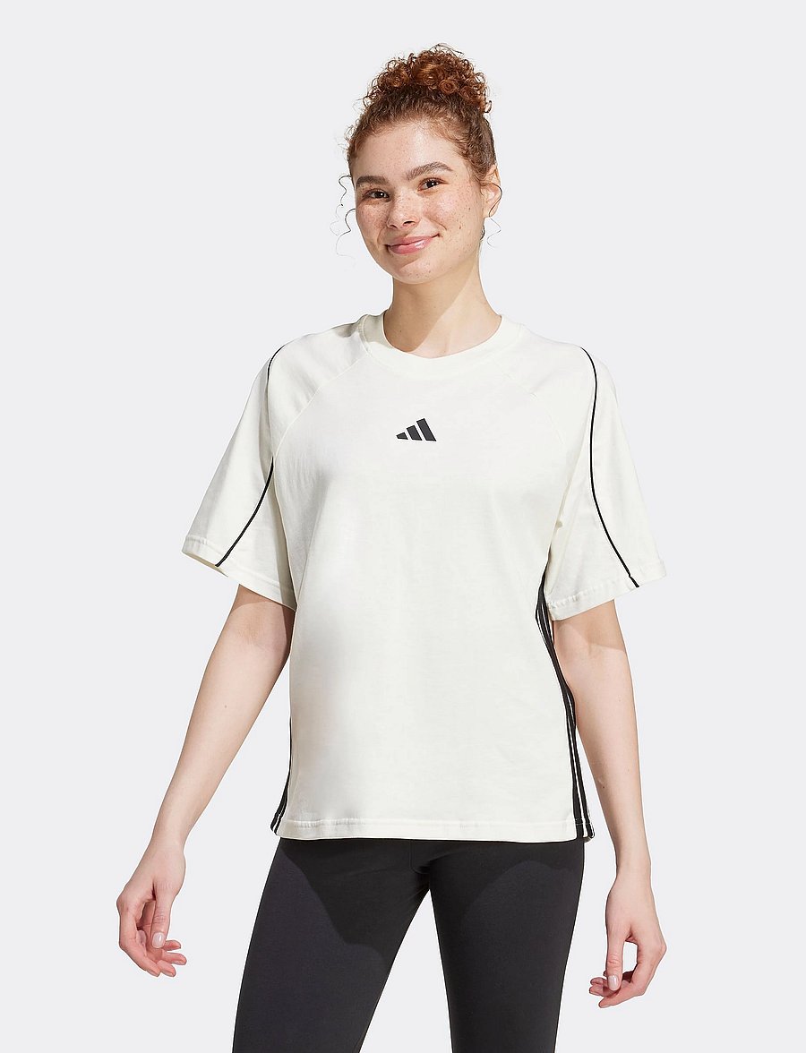 adidas Sportswear - W STADIUM TEE - t-shirts - owhite/black - 4