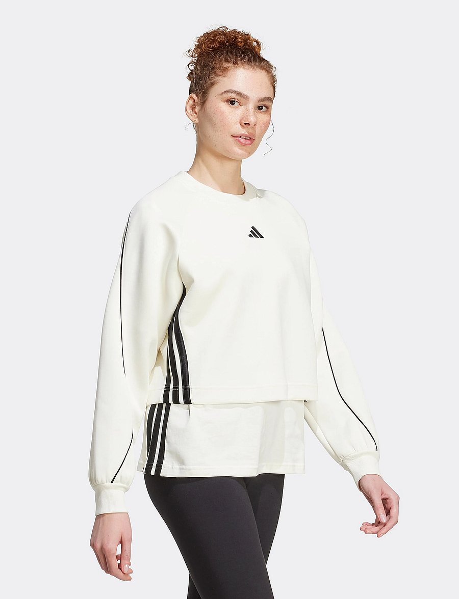 adidas Sportswear - W STADIUM SWT - džemperiai - owhite/black - 0