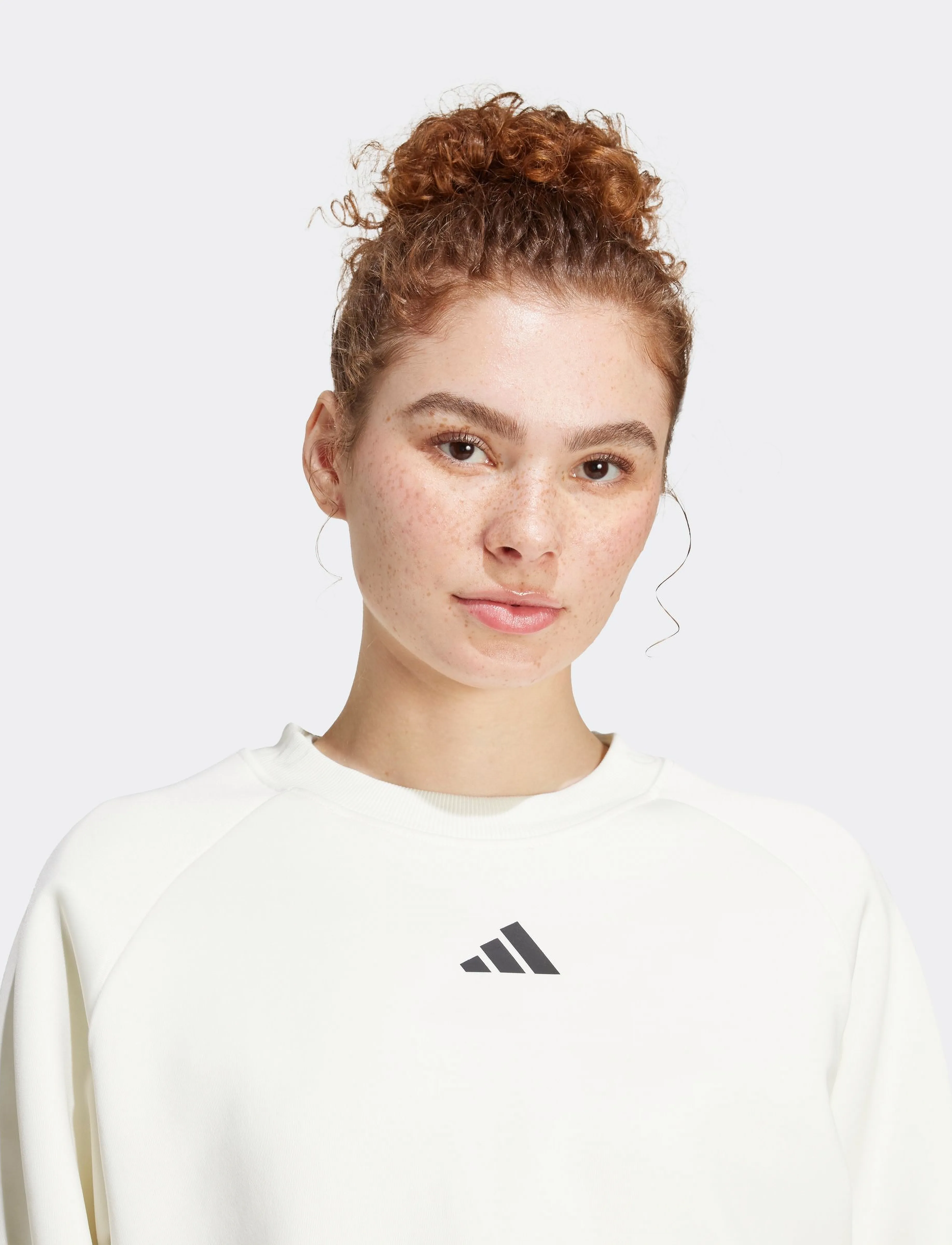 adidas Sportswear - W STADIUM SWT - džemperiai - owhite/black - 4