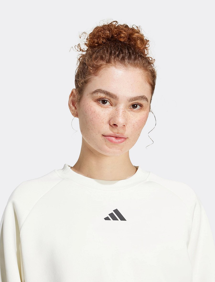 adidas Sportswear - W STADIUM SWT - džemperiai - owhite/black - 4