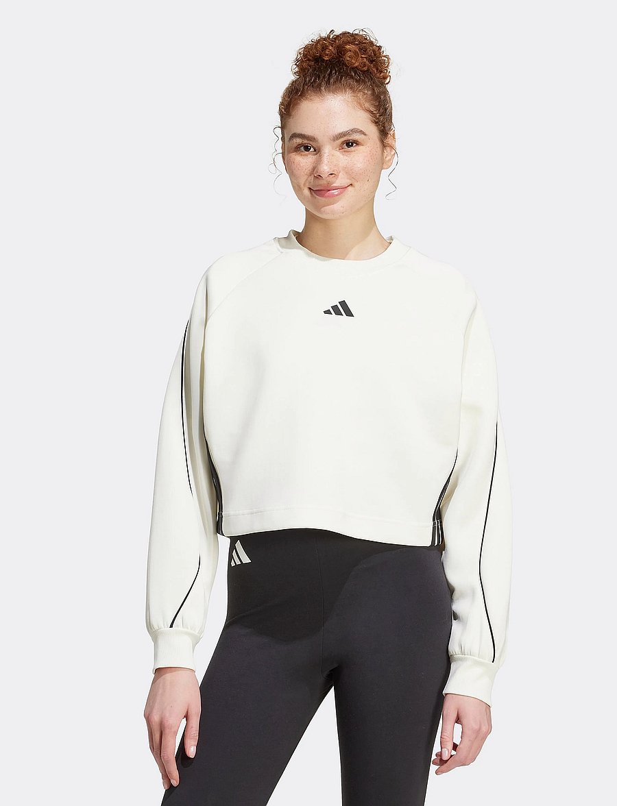 adidas Sportswear - W STADIUM SWT - džemperiai - owhite/black - 5