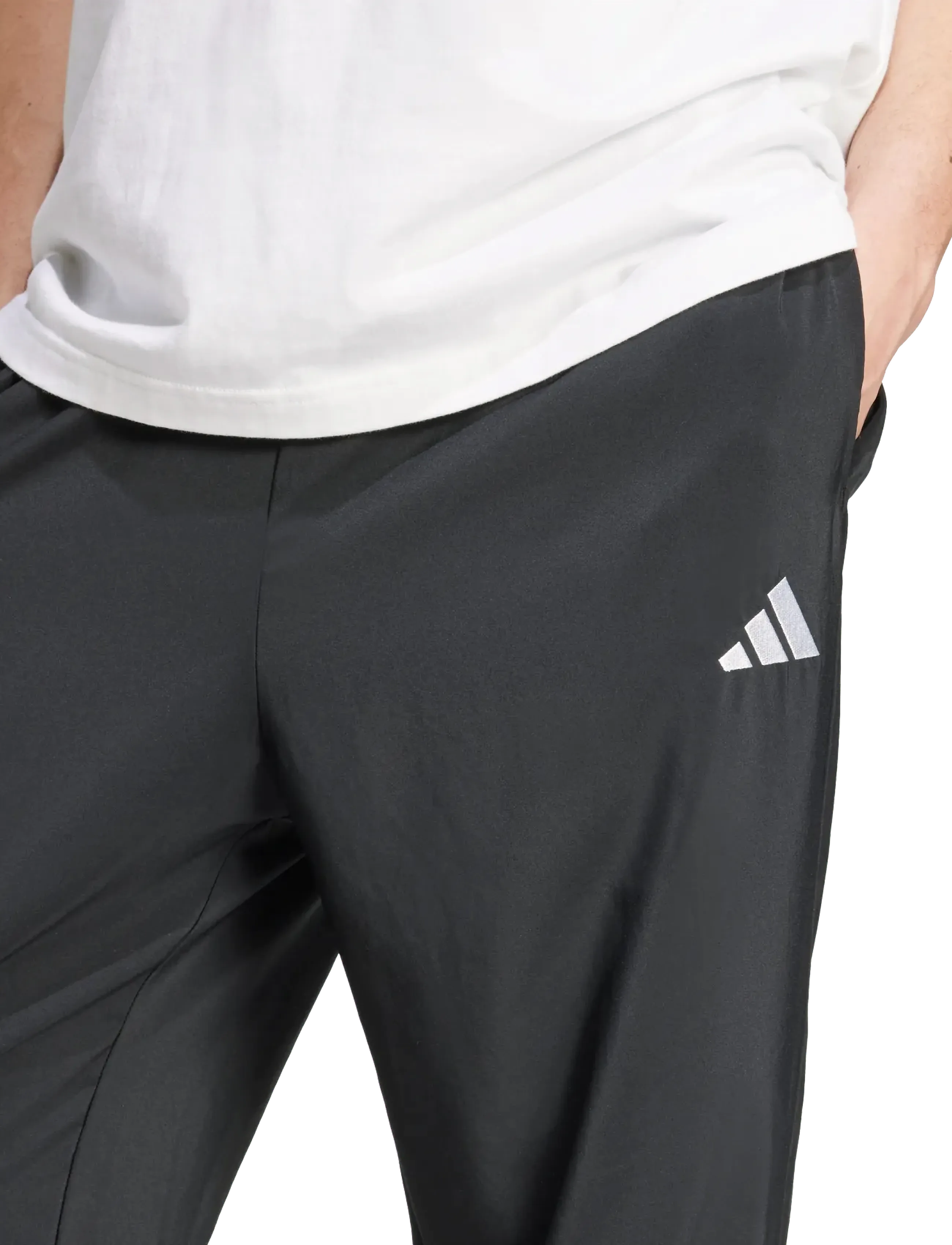 adidas Sportswear - M STNFRD OPT SL - spordipüksid - black/white - 4