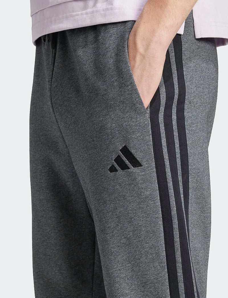 adidas Sportswear - M 3S FL TC PT - träningsbyxor - dgreyh/black - 4