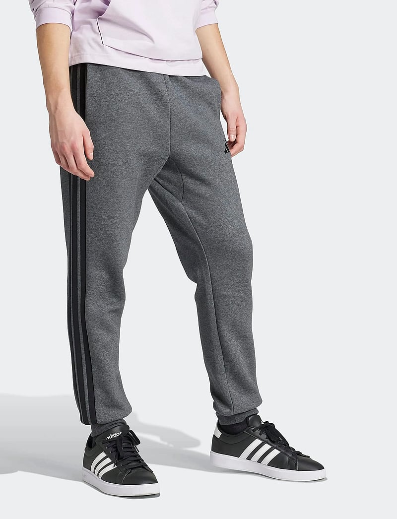 adidas Sportswear - M 3S FL TC PT - träningsbyxor - dgreyh/black - 5