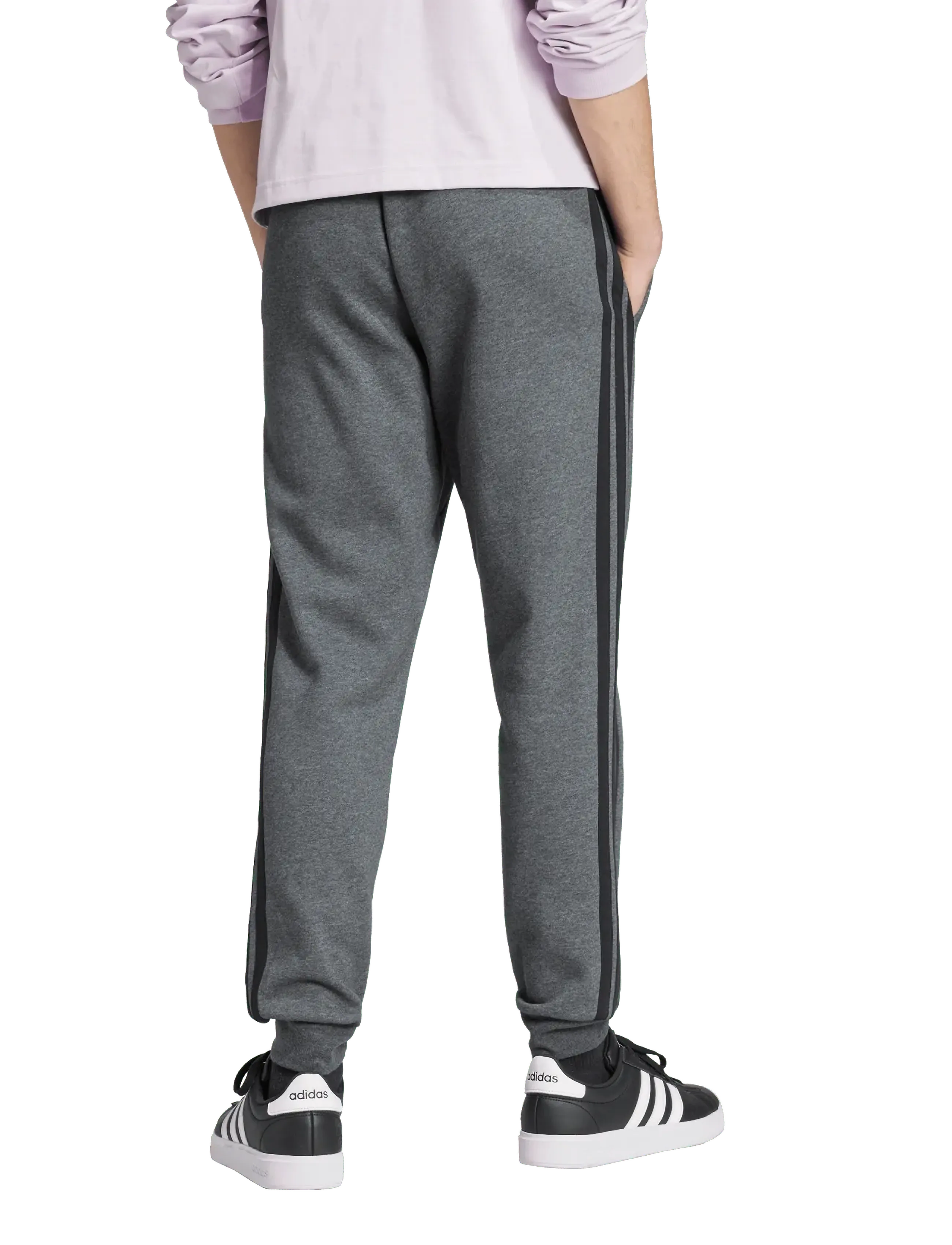 adidas Sportswear - M 3S FL TC PT - training pants - dgreyh/black - 5
