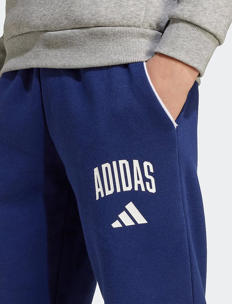 adidas Sportswear - J CLGT FL PNT - träningsbyxor - dkblue/white - 2