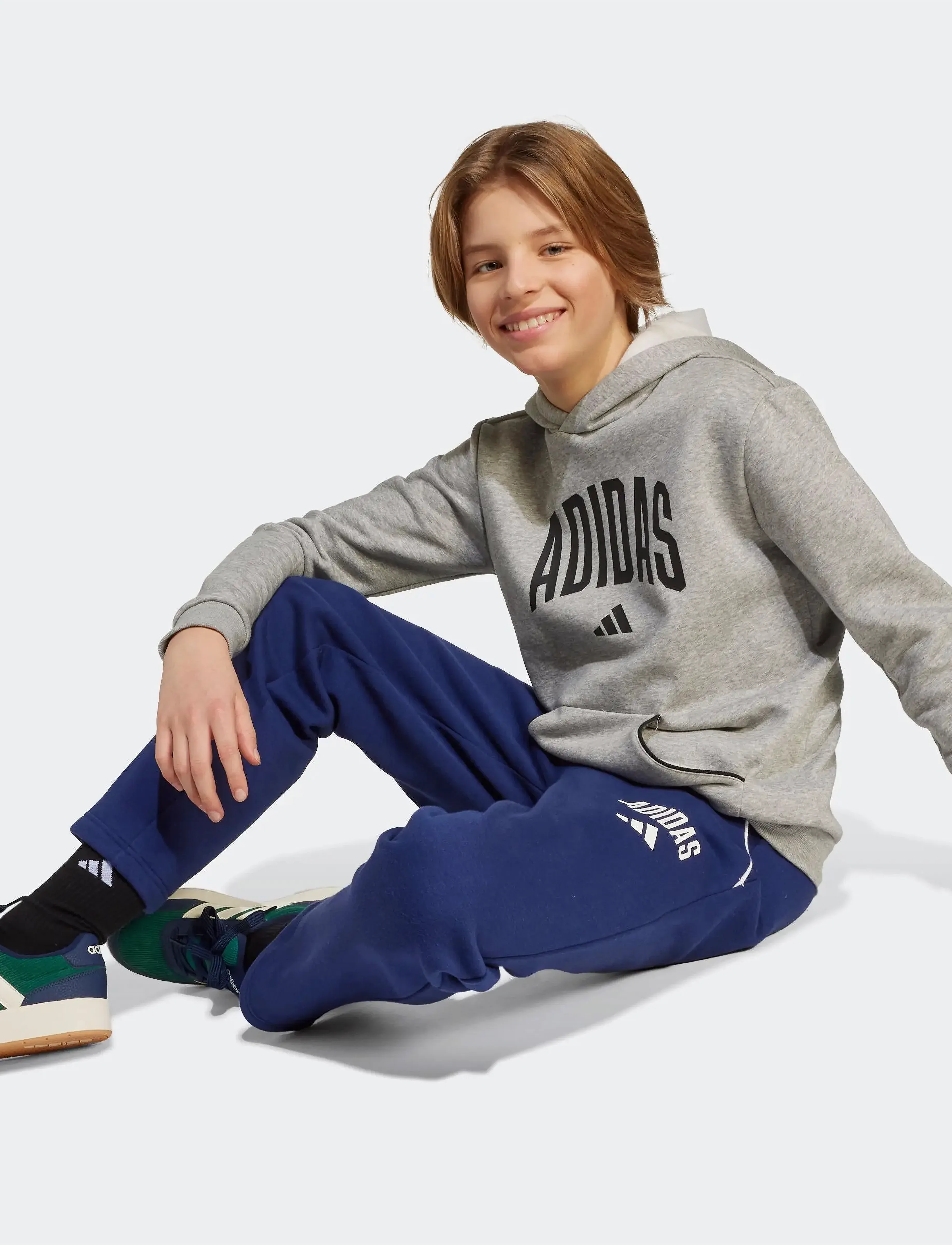 adidas Sportswear - J CLGT FL PNT - treningsbukser - dkblue/white - 5