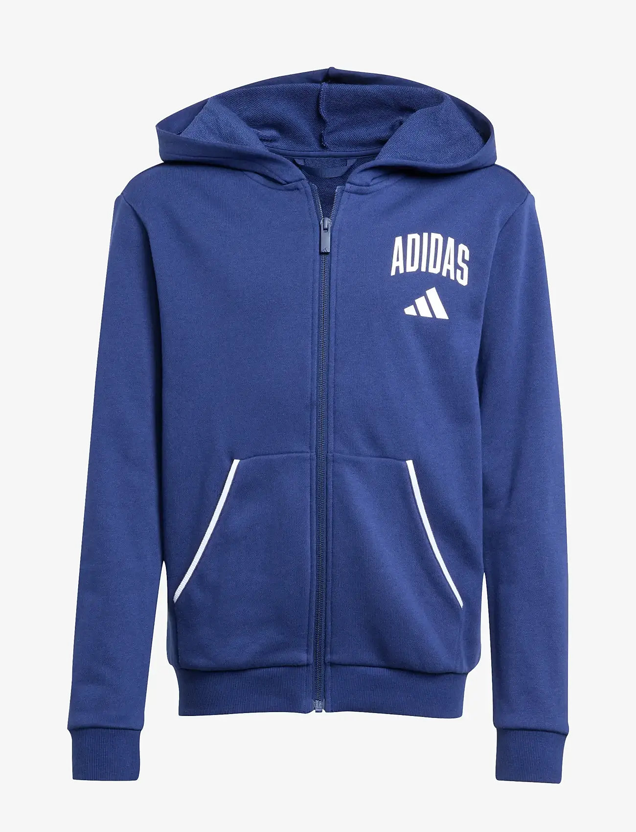 adidas Sportswear - J CLGT FT FZ - huvtröjor - dkblue/white - 1