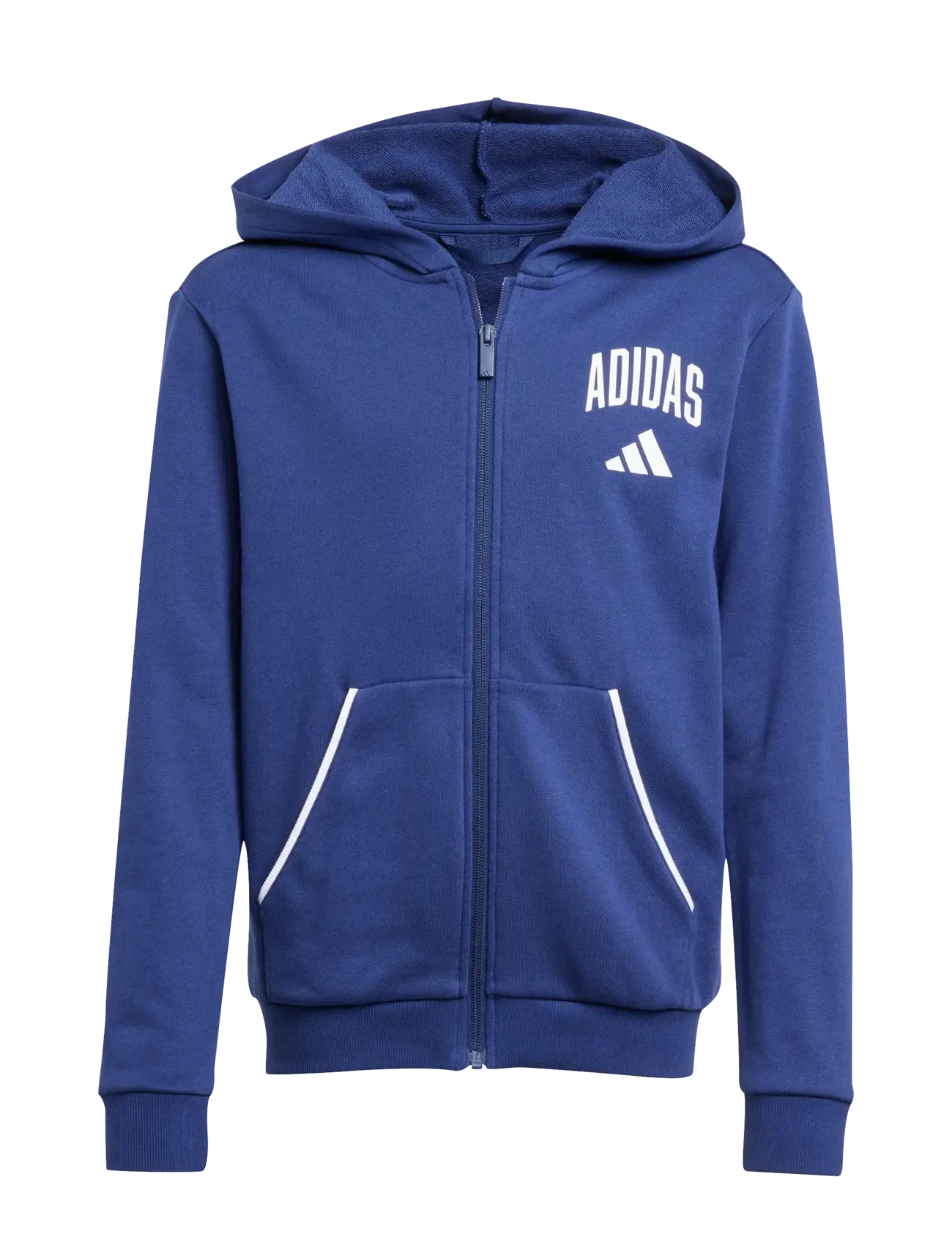 adidas Sportswear J CLGT FT FZ - Tøj - DKBLUE/WHITE / blue
