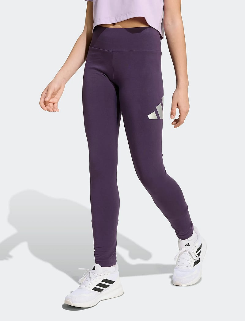 adidas Sportswear - JG GLAM LEG - retuusid - aurplu/silvmt - 0