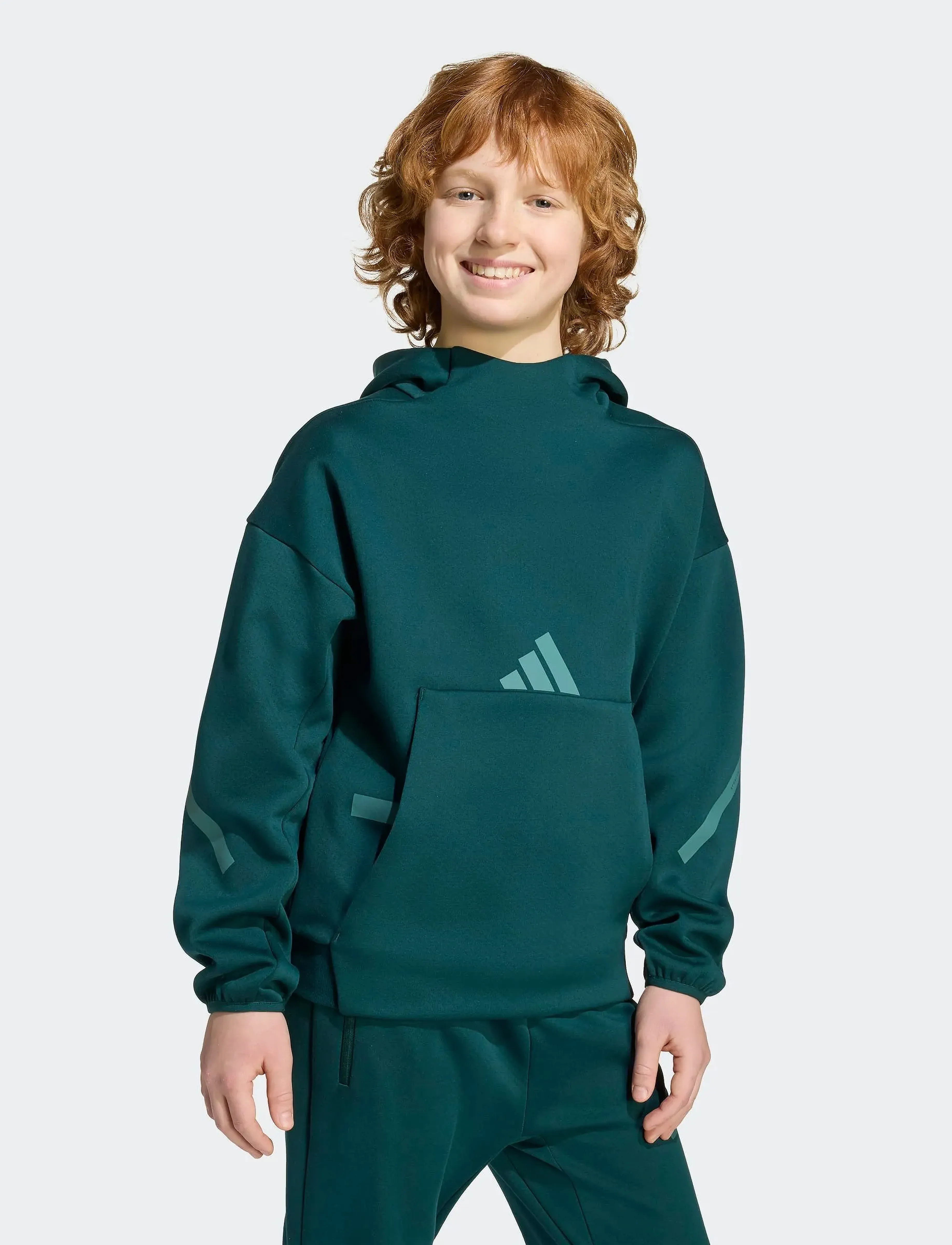 adidas Sportswear J Z.N.E. HD - Sweatshirts & Kapuzenpullover - AURIVY/PRETEA / blue
