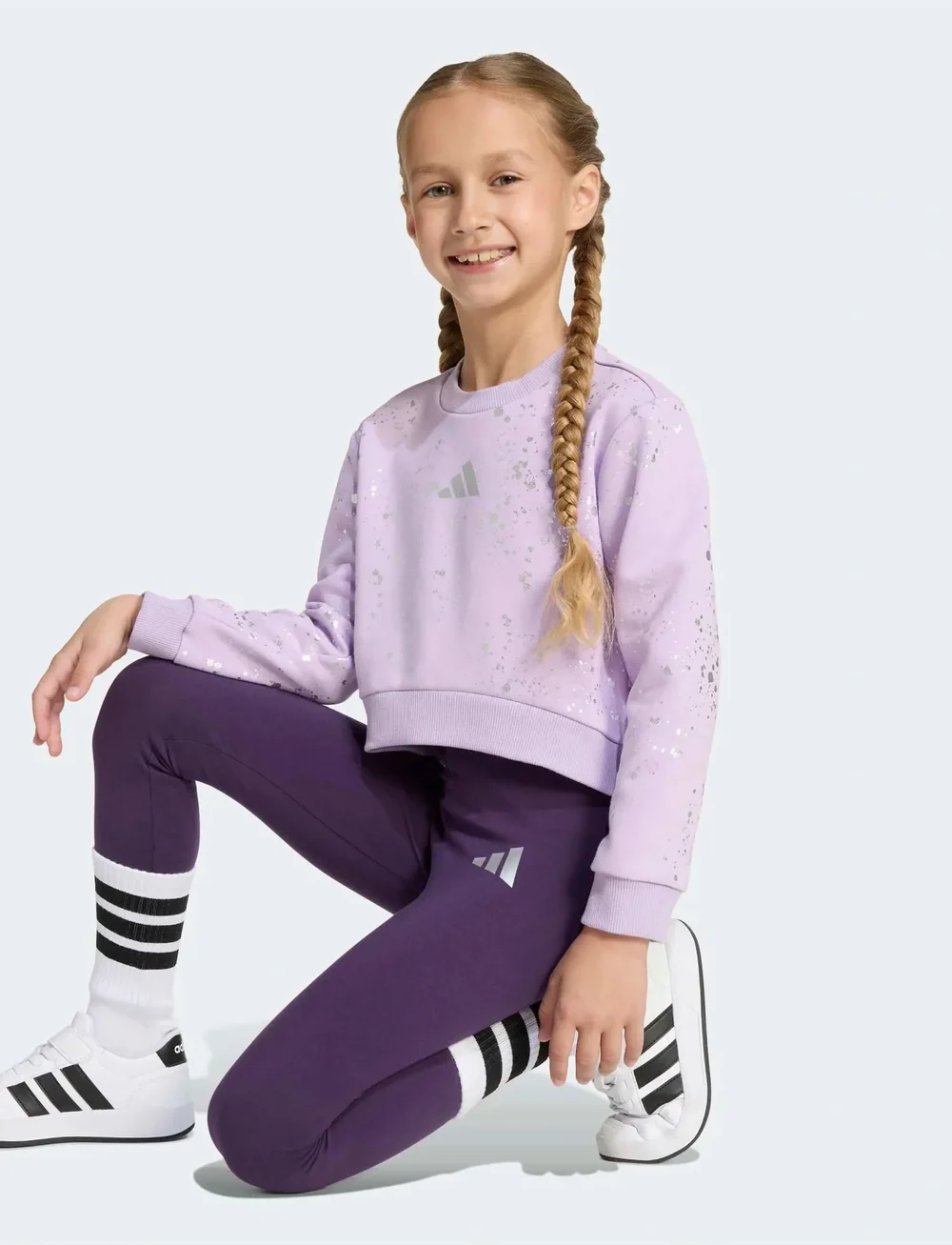 adidas Sportswear - LG GLAM SET - trainingsanzug - powplu/silvmt - 5