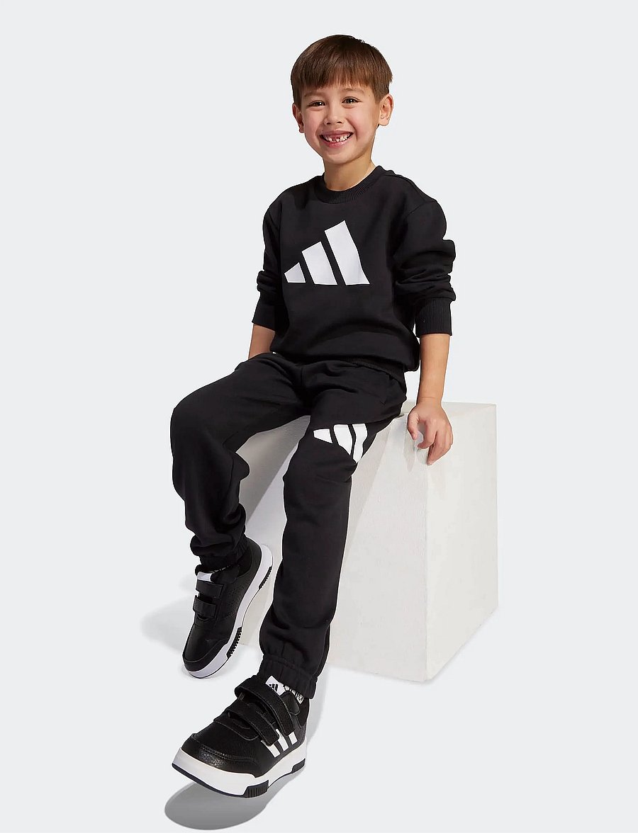 adidas Sportswear - LK BL FL JOG - joggingset & tvådelade set - black/white - 0