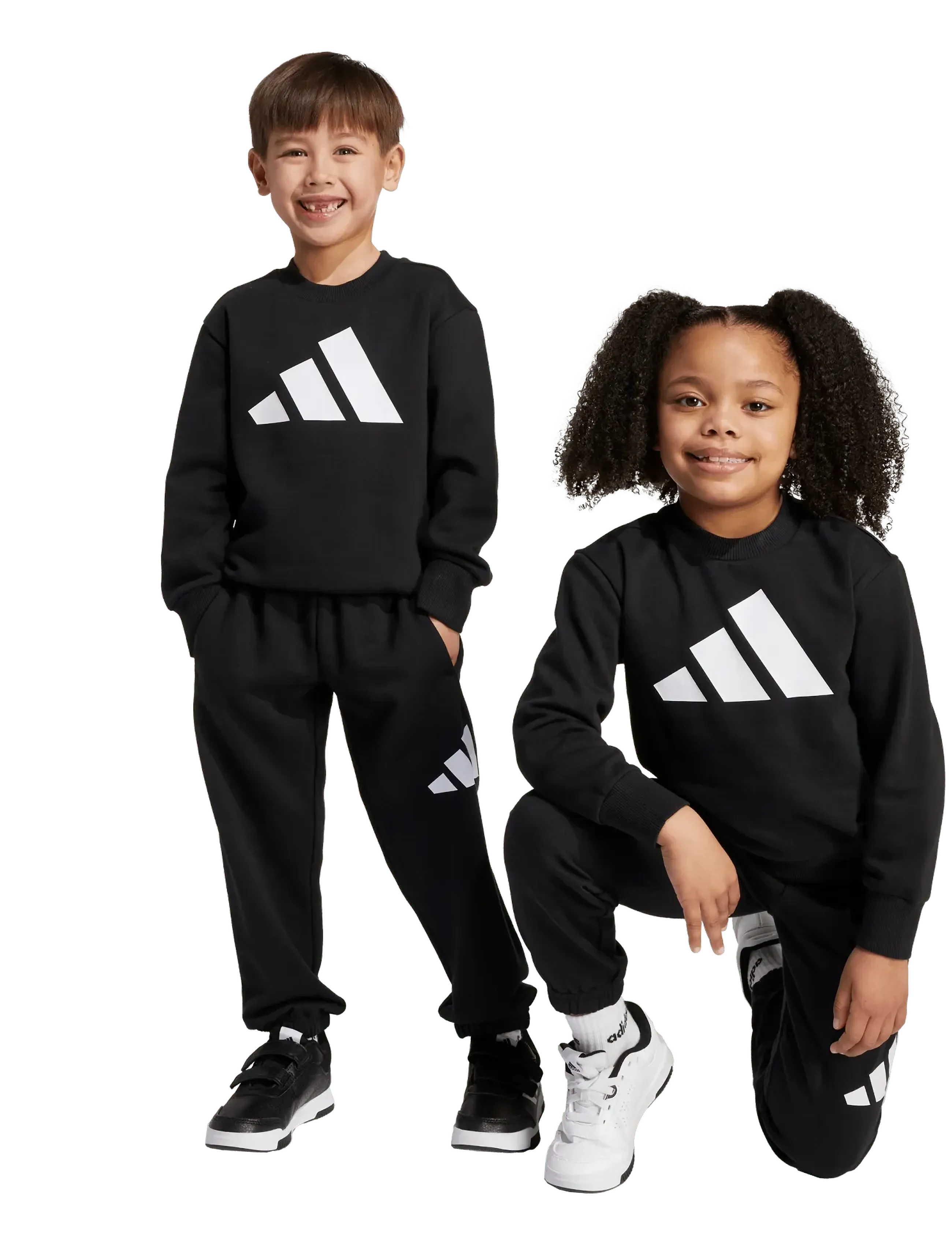 adidas Sportswear - LK BL FL JOG - joggingset & tvådelade set - black/white - 5
