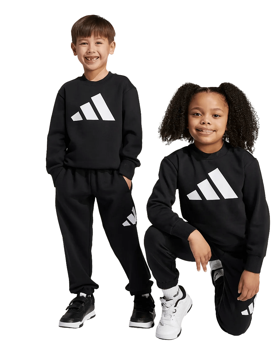 adidas Sportswear - LK BL FL JOG - joggingset & tvådelade set - black/white - 5