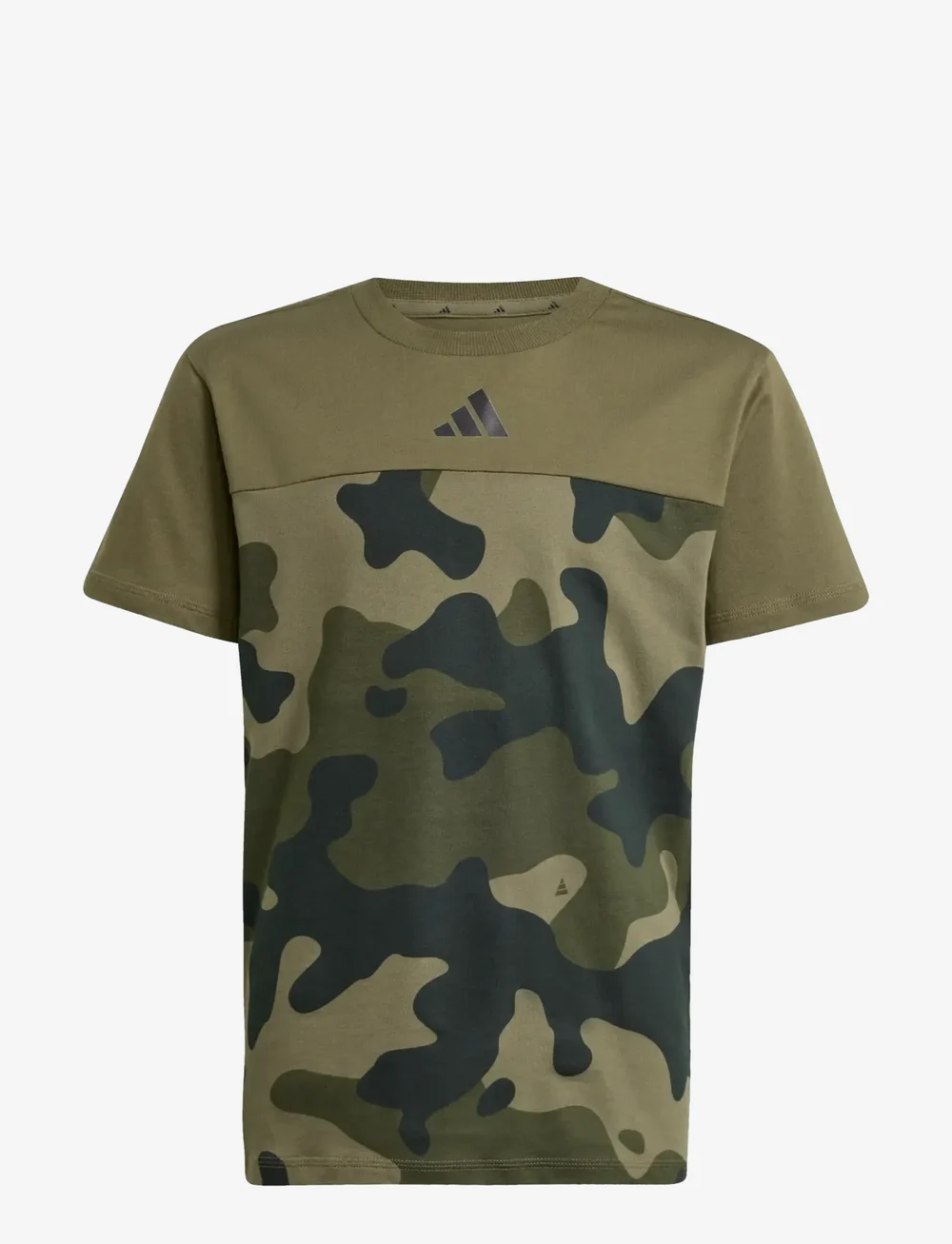 adidas Sportswear - J  CAMO T - kortärmade t-shirts - olistr/black - 1