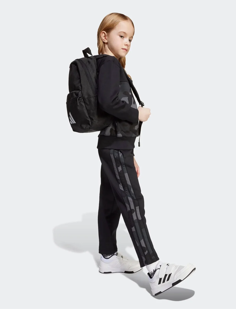 adidas Sportswear - LK CAMO FL SET - trainingsanzug - black/white - 5