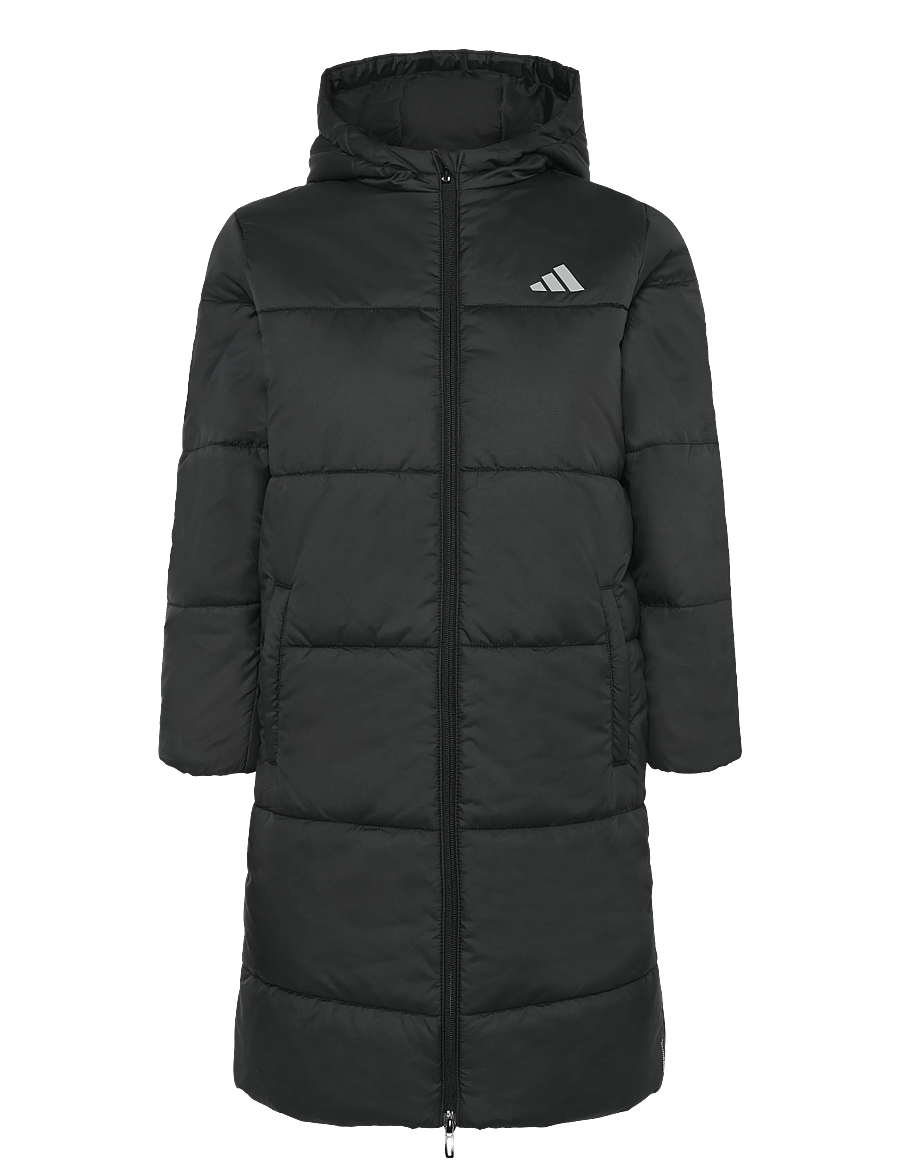adidas Sportswear - J LONG COAT - isolierte jacken - black/white - 0