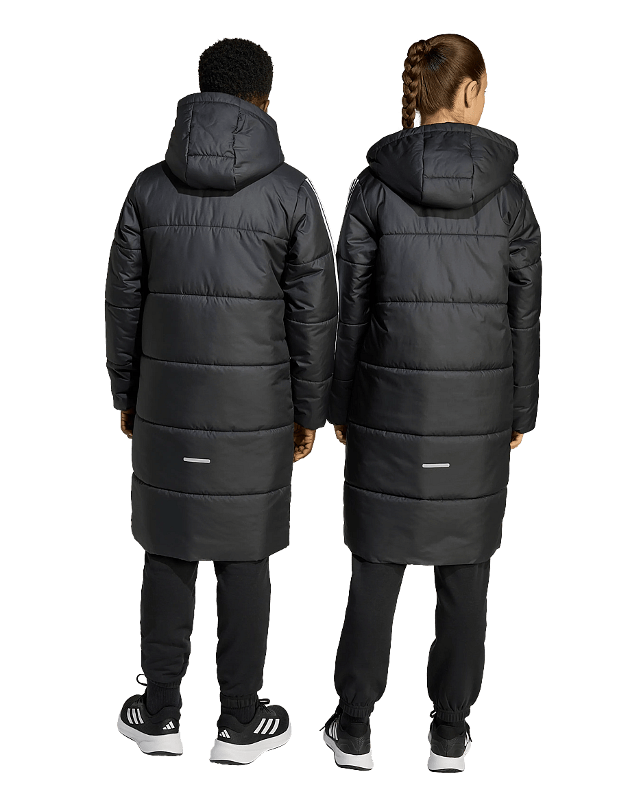 adidas Sportswear - J LONG COAT - isolerede jakker - black/white - 3