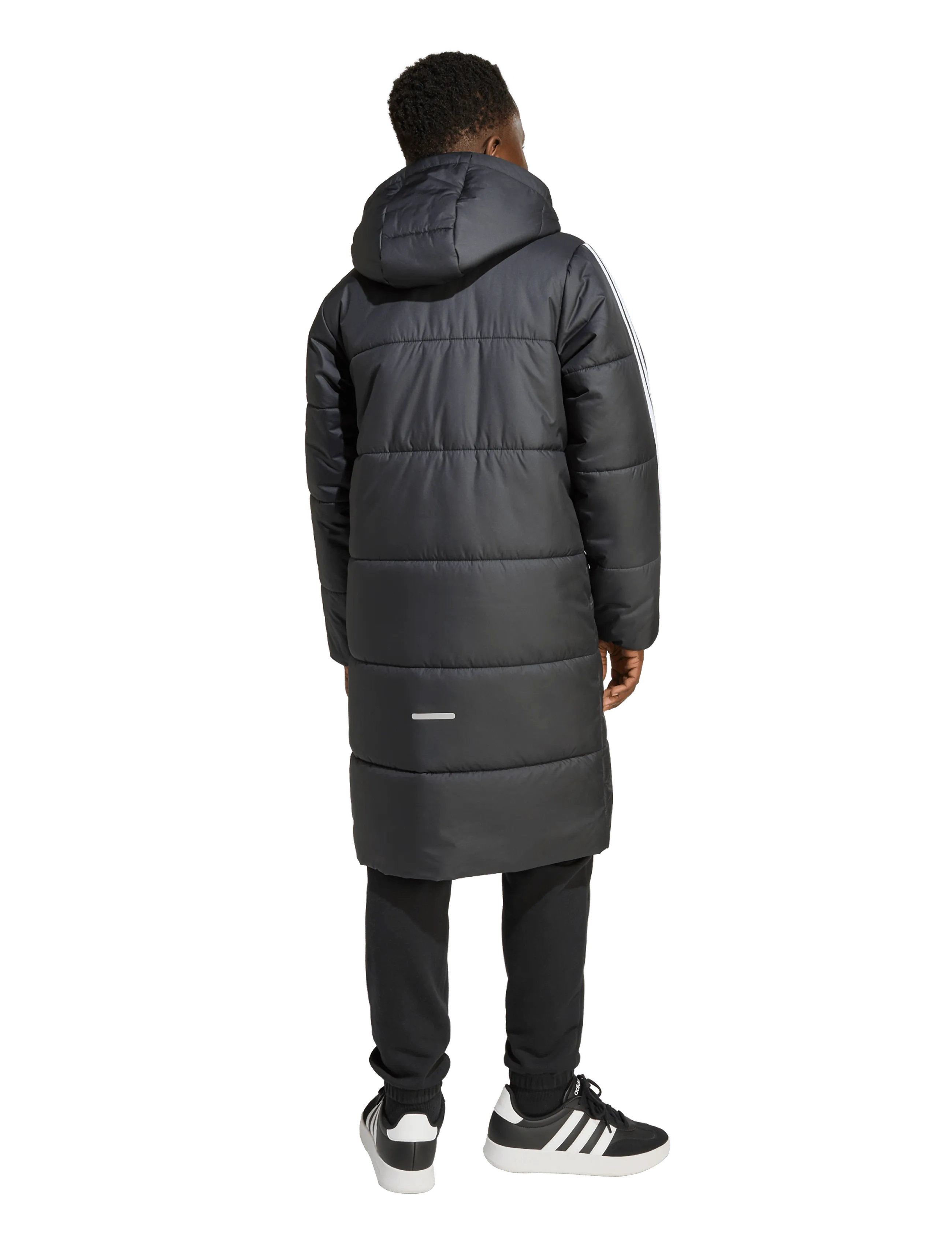 adidas Sportswear - J LONG COAT - Üleriided - black/white - 5