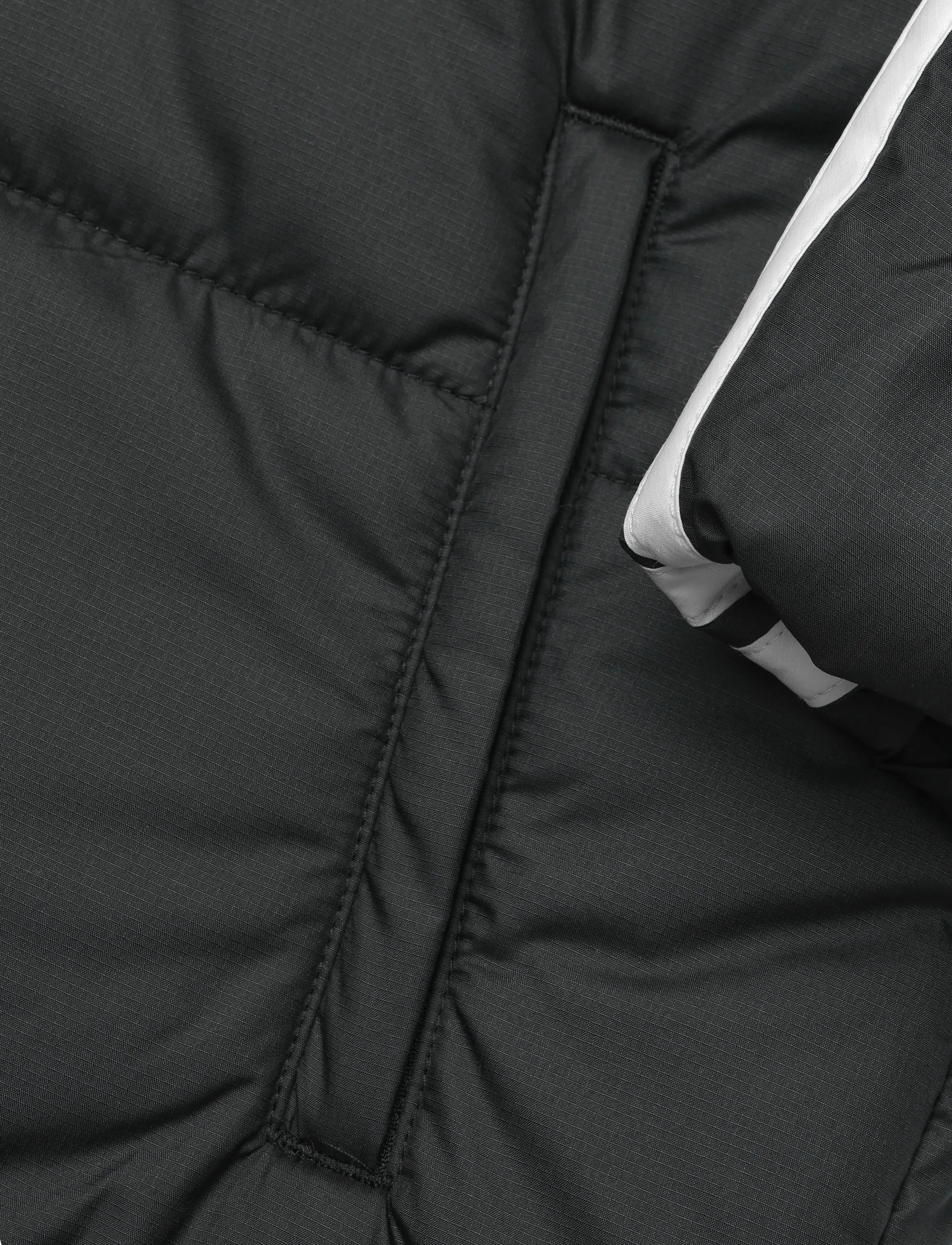 adidas Sportswear - J LONG COAT - black/white - 2