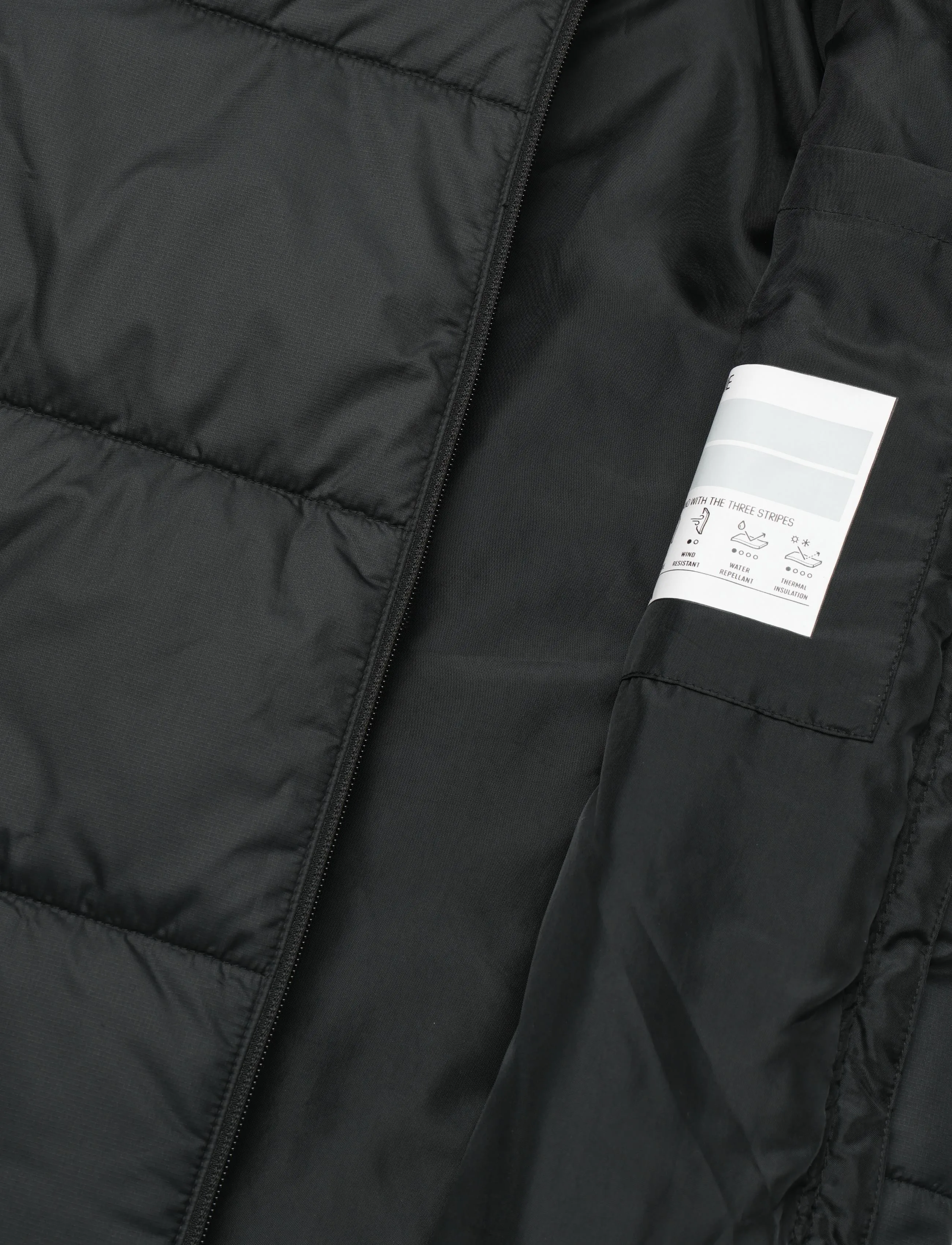 adidas Sportswear - J LONG COAT - black/white - 4