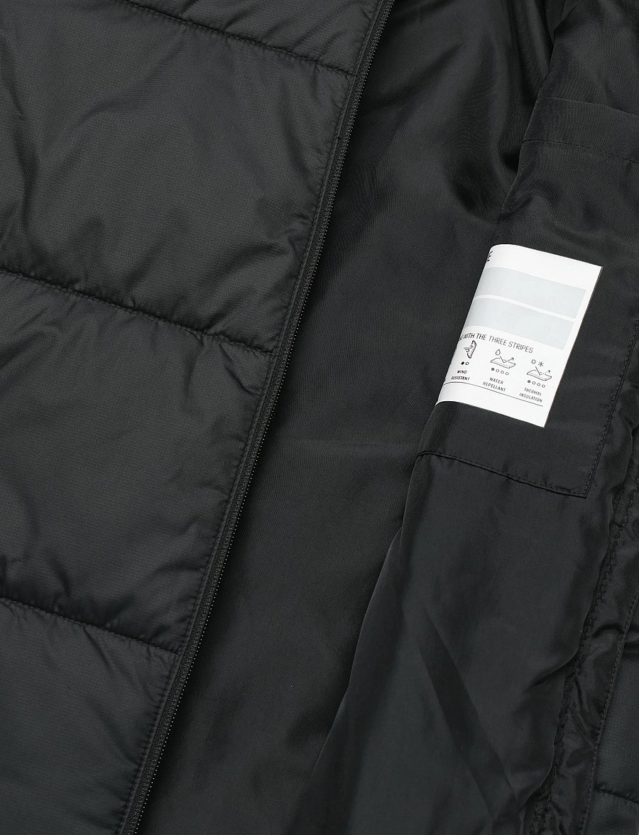 adidas Sportswear - J LONG COAT - isolierte jacken - black/white - 4