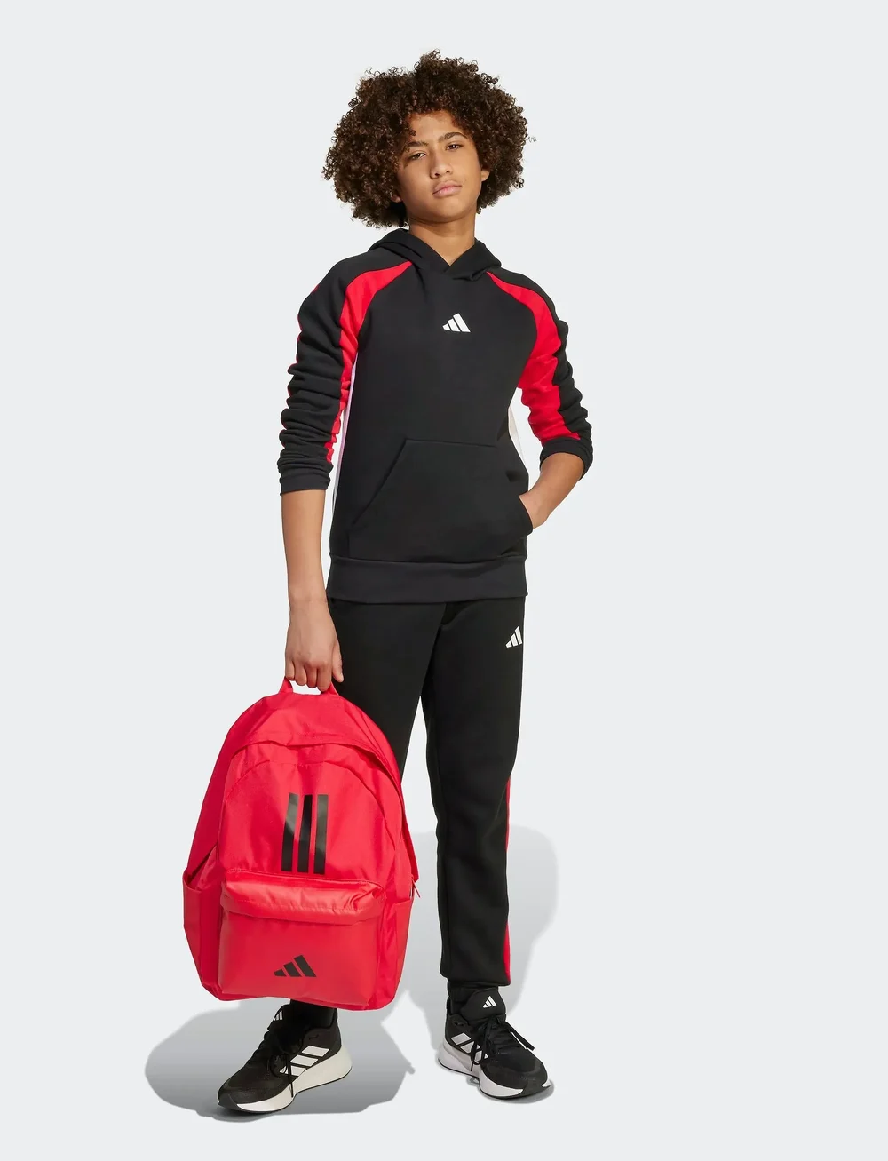 adidas Sportswear - J  CB FL HD - hettegensere - black/purrub/white - 0