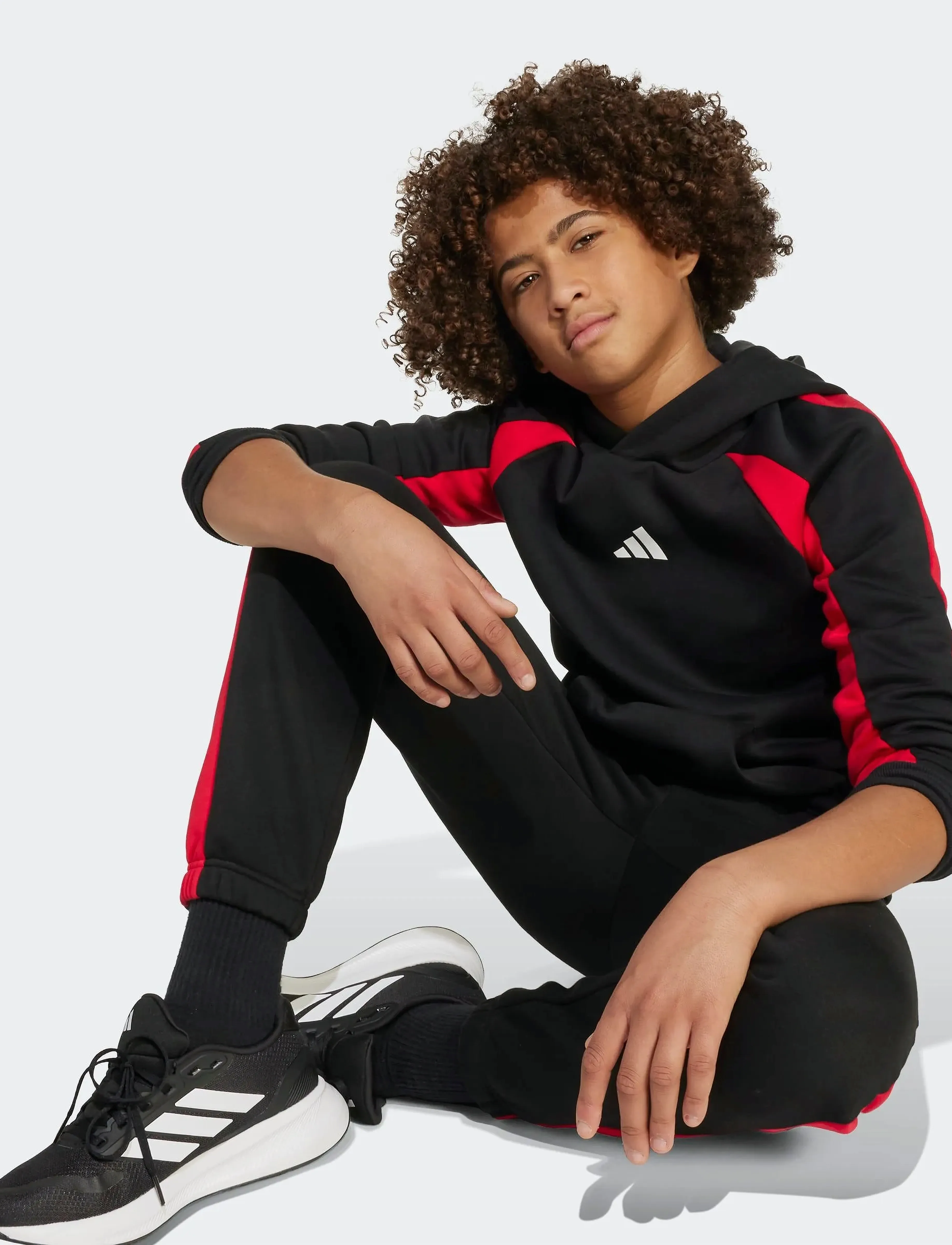 adidas Sportswear - J  CB FL HD - hoodies - black/purrub/white - 2