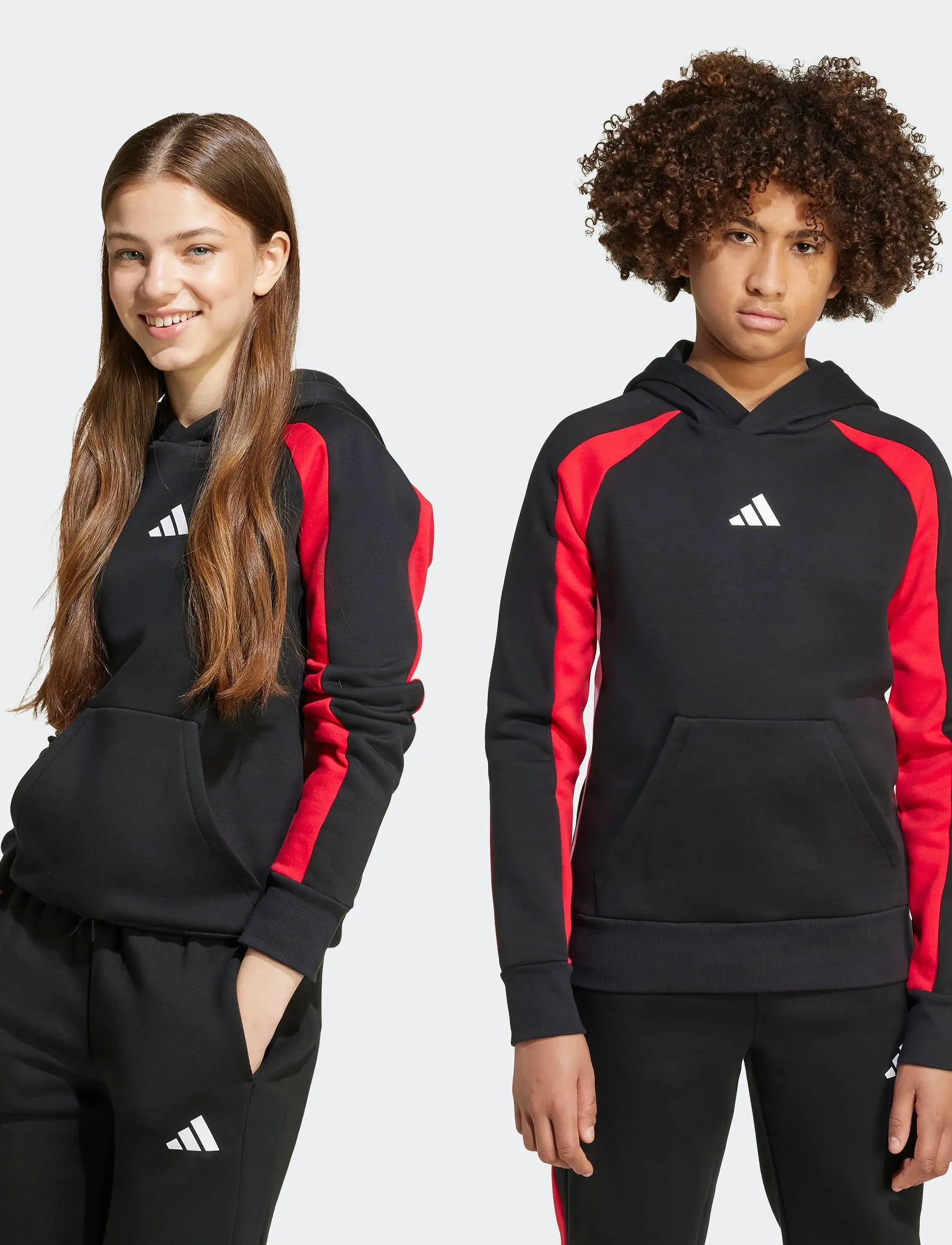 adidas Sportswear - J  CB FL HD - hoodies - black/purrub/white - 5