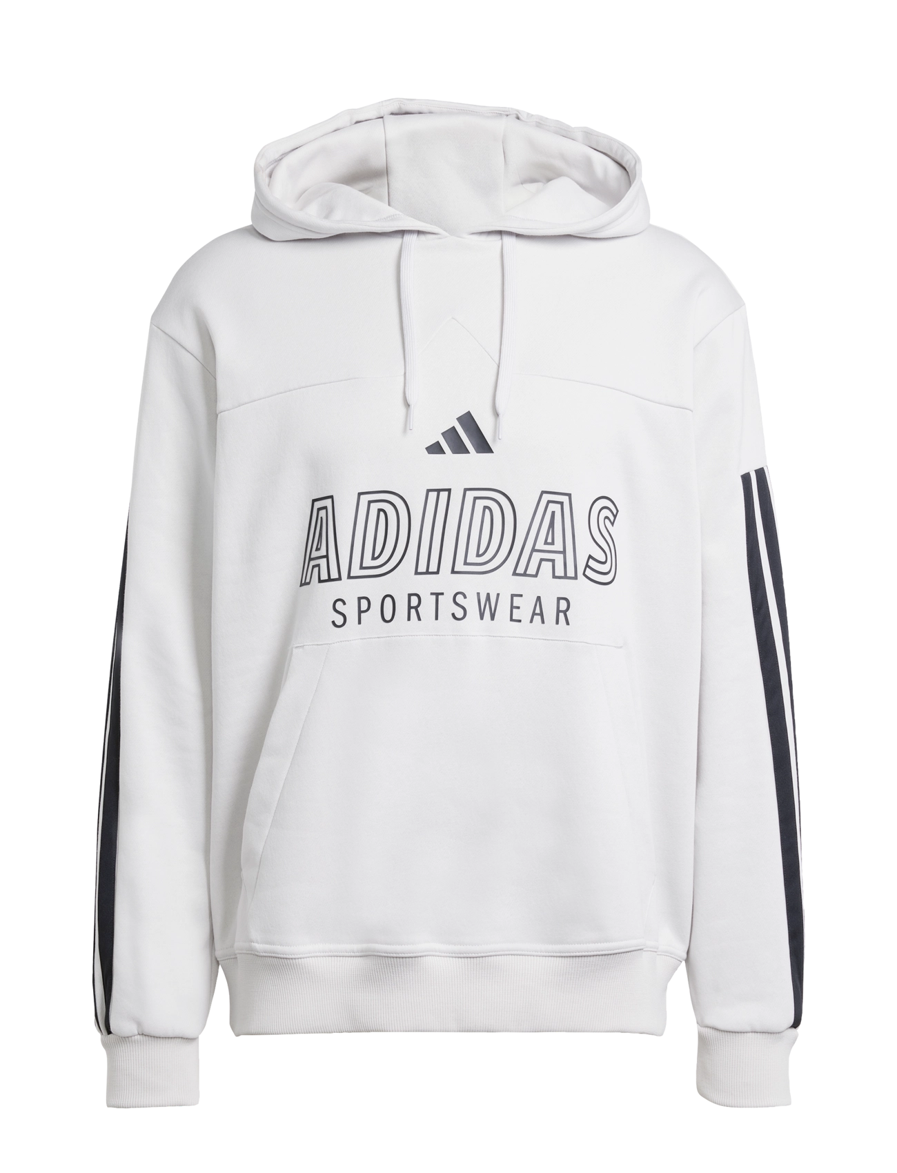 adidas Sportswear M TIRO FL HDY - Sweatshirts - GREONE/BLACK / white