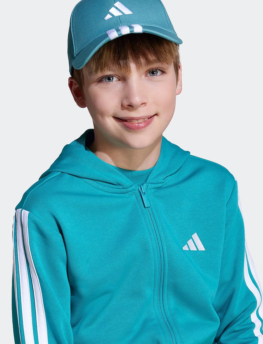adidas Sportswear - J 3S FT TS 220 - joggingsæt & matchende sæt - purtea/white - 3