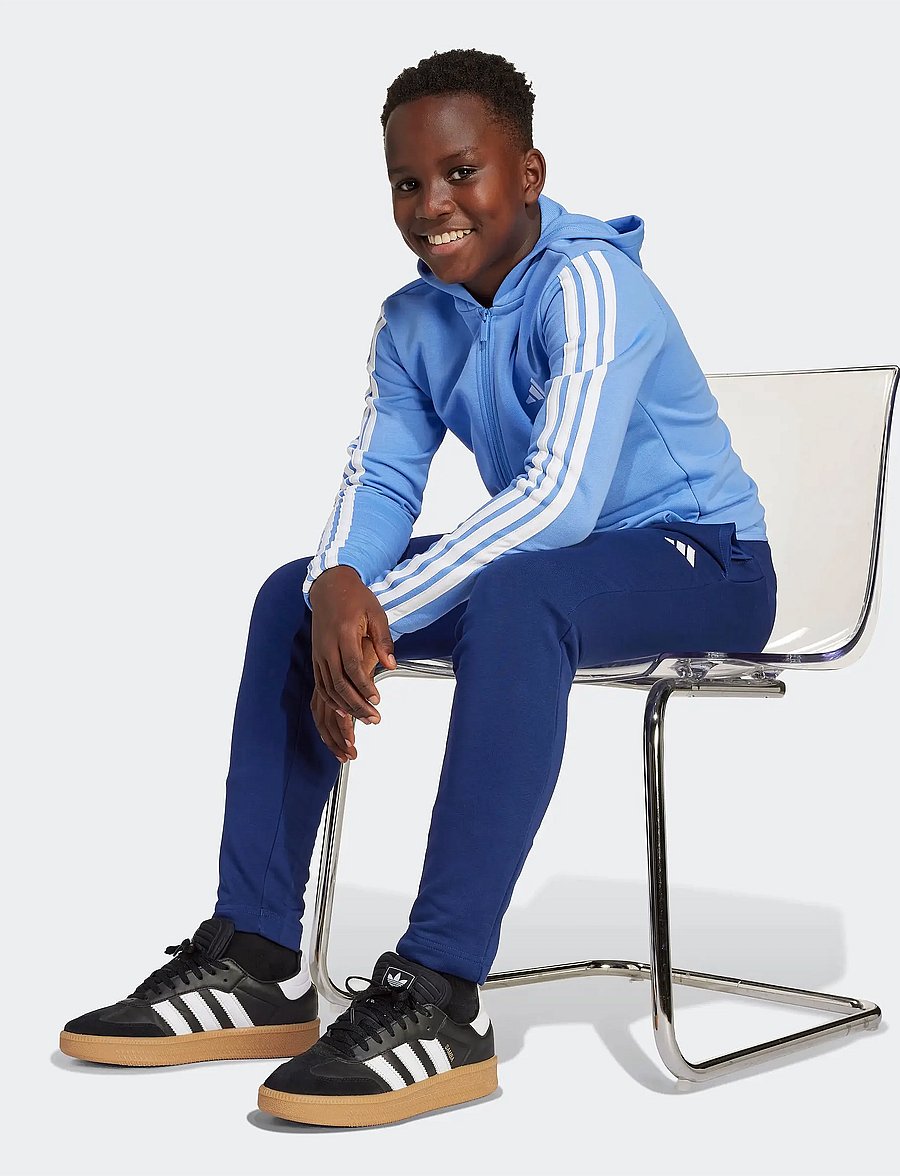 adidas Sportswear - J 3S FT TS 220 - trainingsanzug - blufus/white - 0