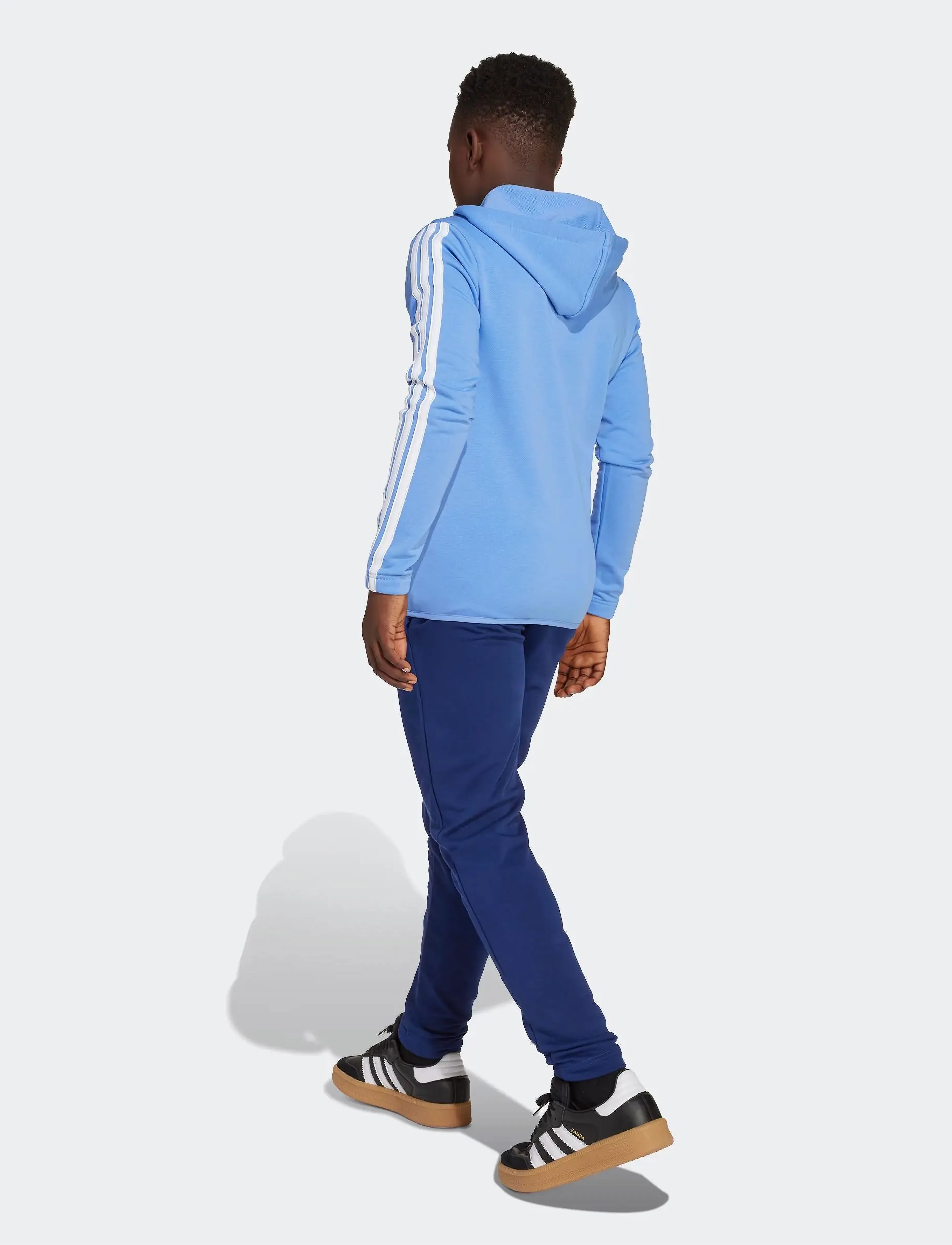 adidas Sportswear - J 3S FT TS 220 - trainingsanzug - blufus/white - 5