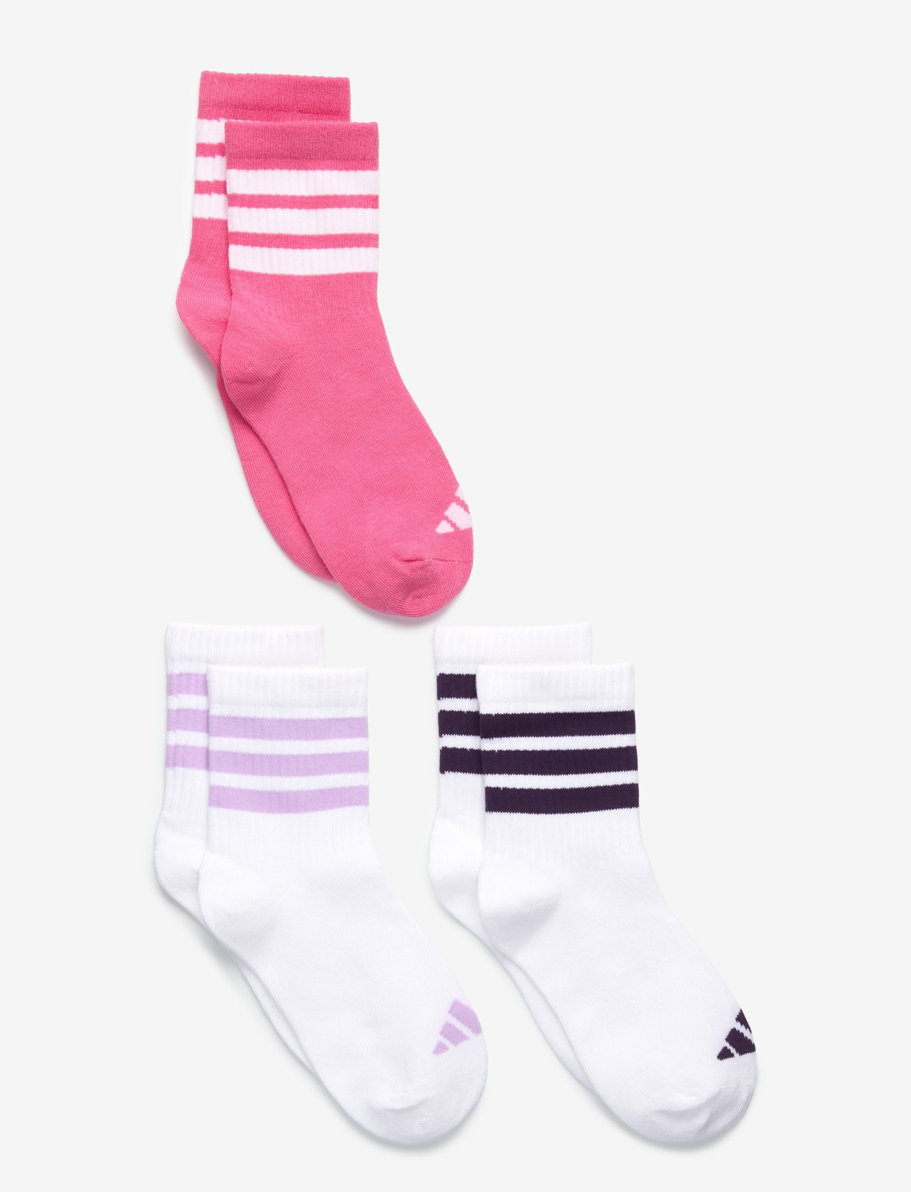 adidas Sportswear - LK RIB 3PP SO - kojinės - white/white/pnkfus - 0