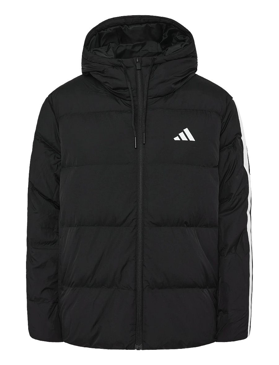adidas Sportswear - W ESS 3S P D HO - vinterjakker - black - 1