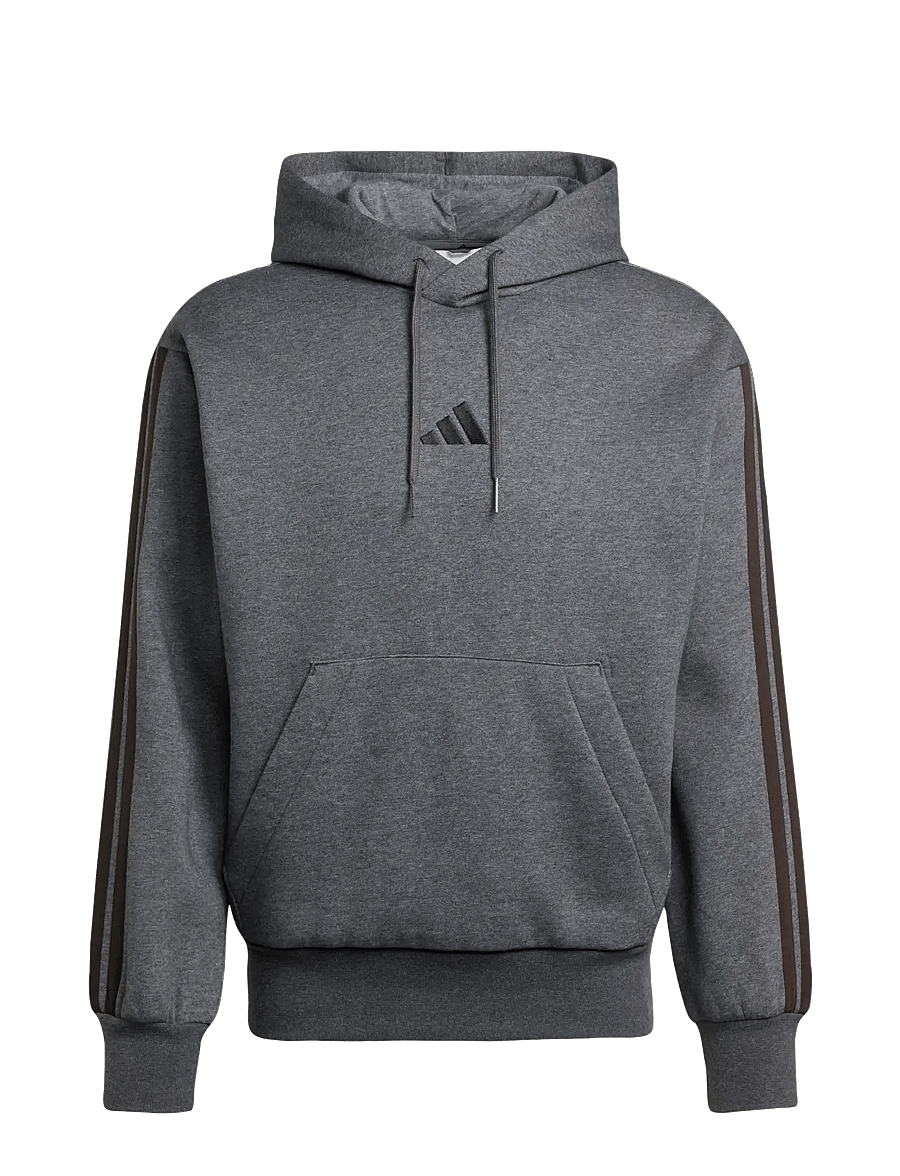 adidas Sportswear - M 3S FL HD - hættetrøjer - dgreyh/black - 1