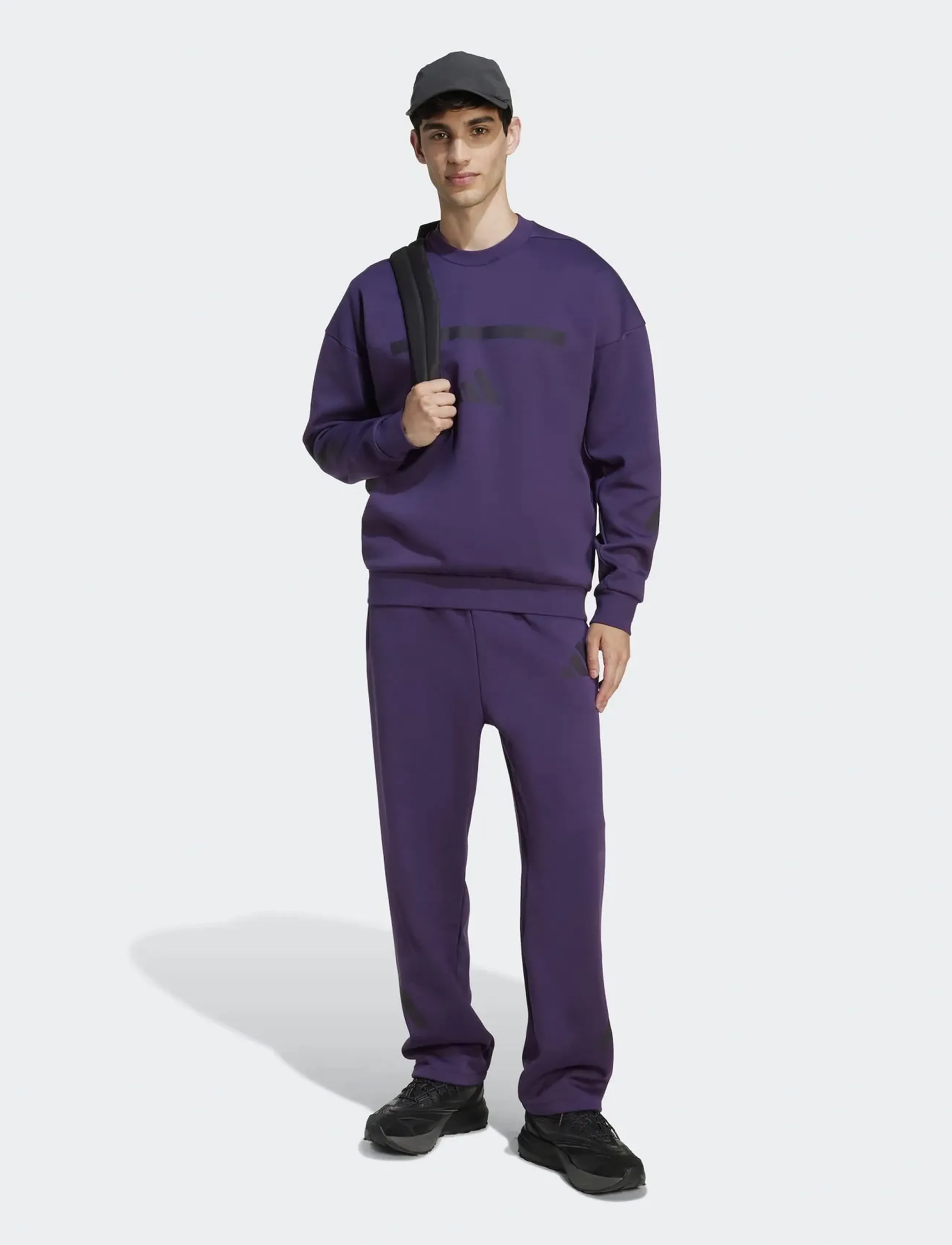 adidas Sportswear - M Z.N.E. CRW - overdele - aurplu - 4
