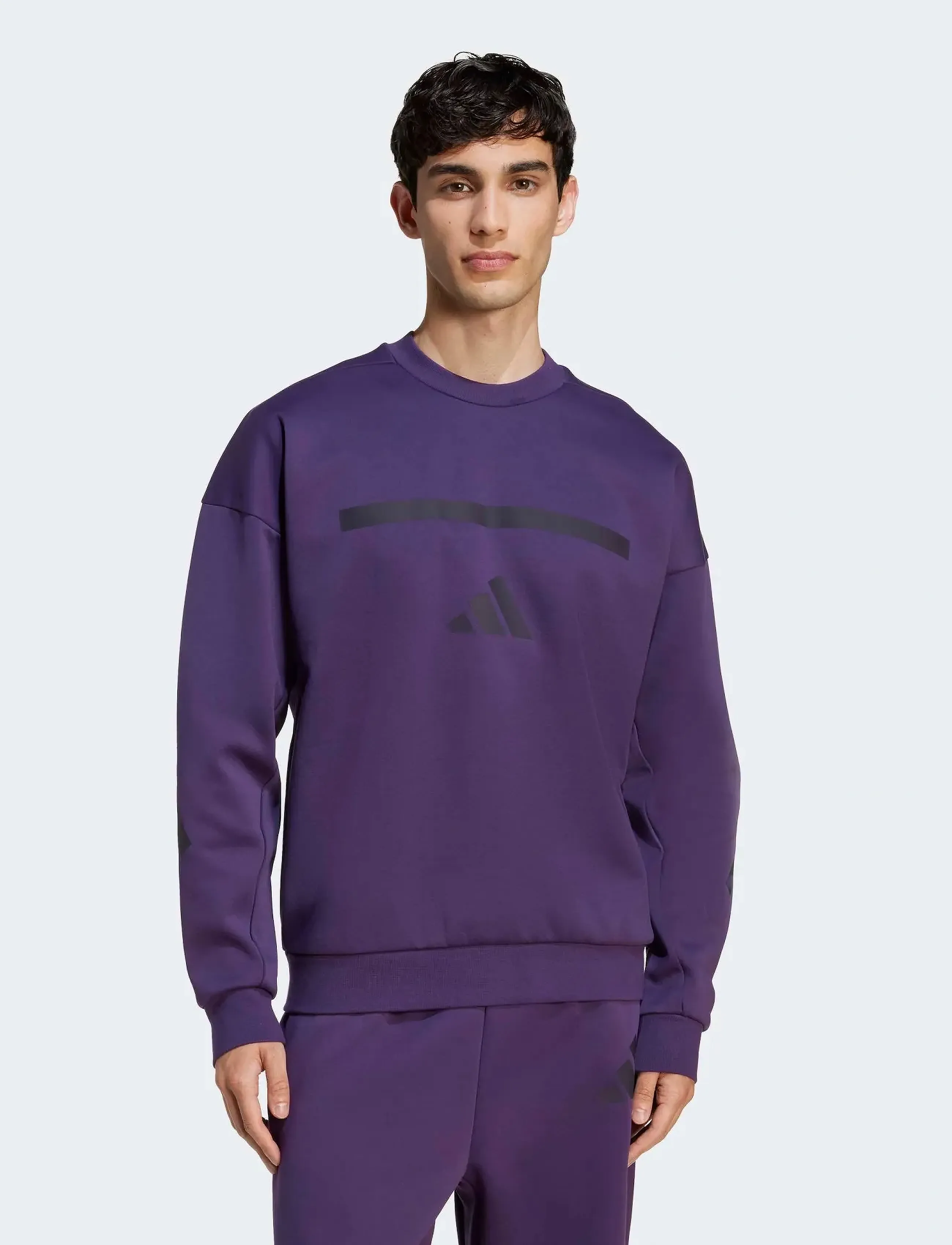 adidas Sportswear - M Z.N.E. CRW - overdele - aurplu - 5
