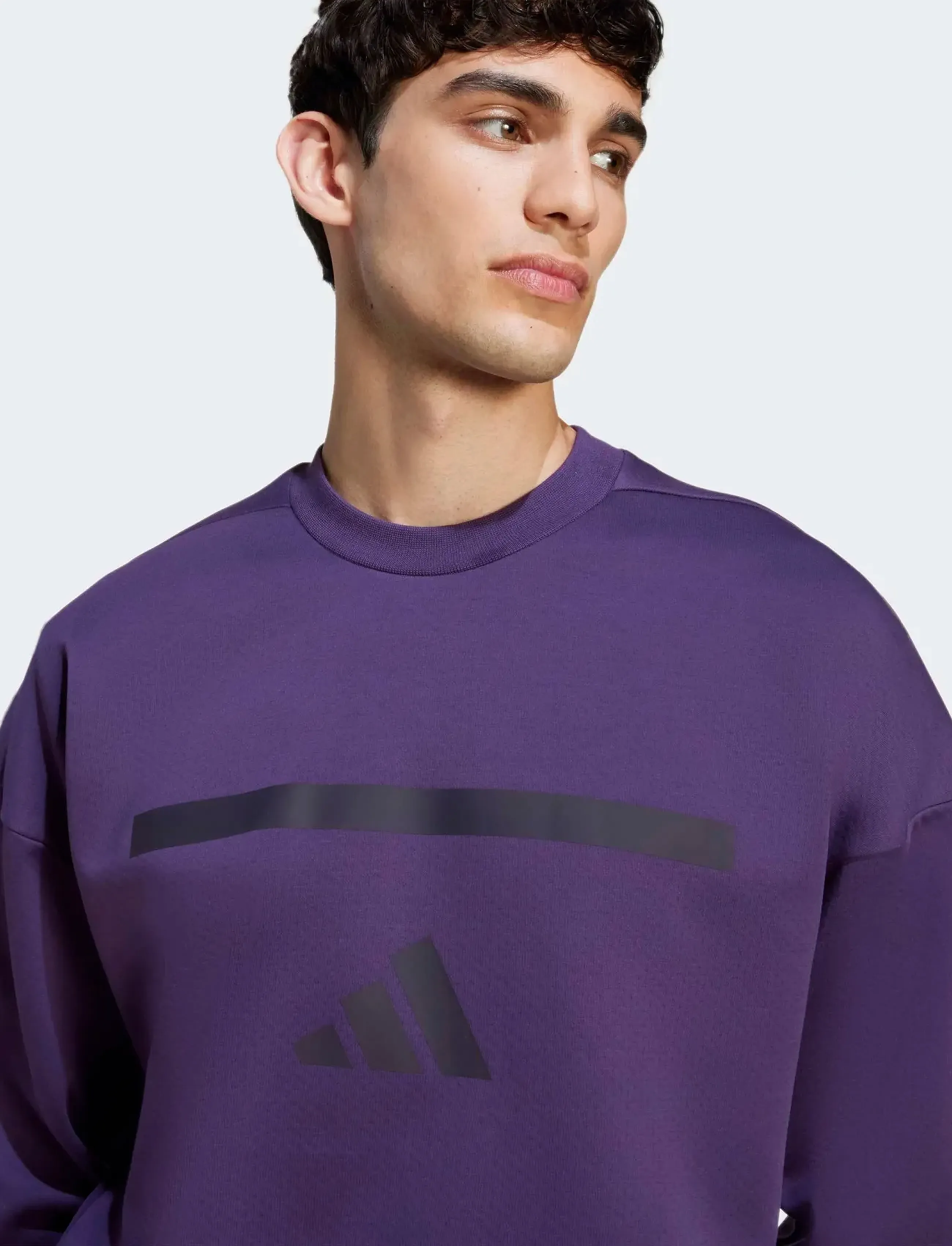 adidas Sportswear M Z.N.E. CRW - Kläder - AURPLU / purple