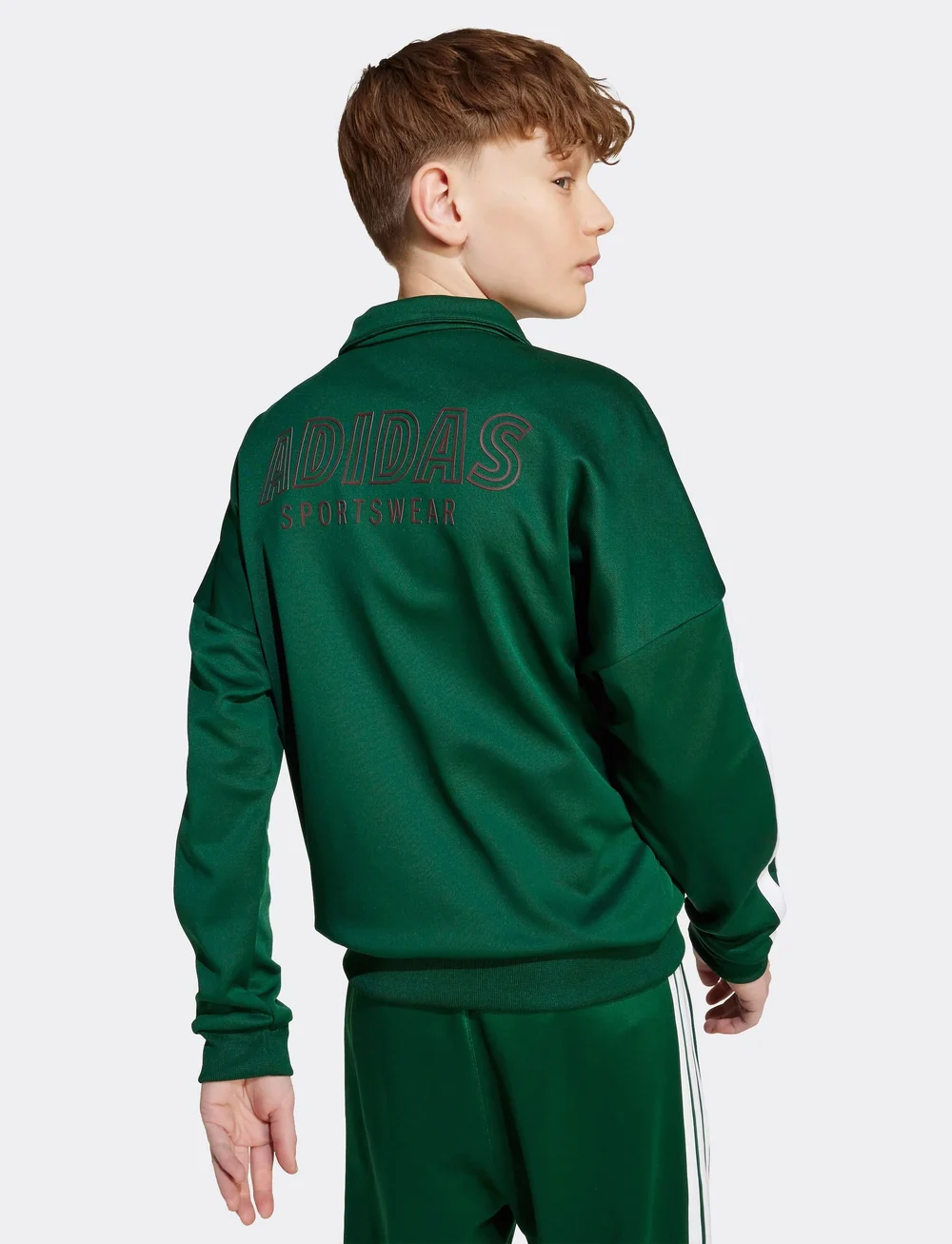 adidas Sportswear - J HOT TTOP - sweatshirts - drkgrn/cwhite/tmcobr/ - 4
